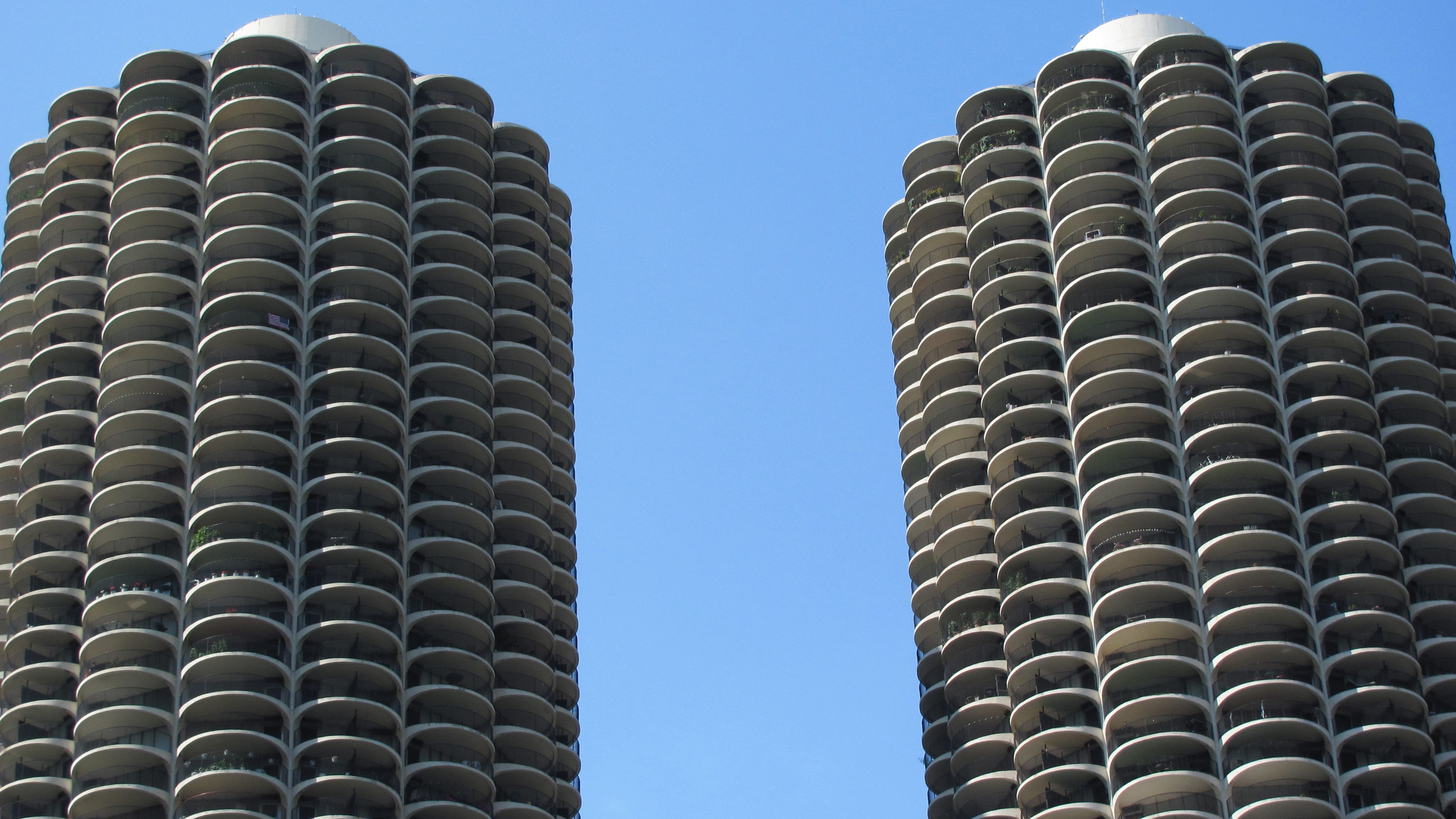 city, blue, in a row, clear sky, repetition, copy space, large group of objects, side by side, nature, parking, architecture, urban, towers, skyscrapers, HD Wallpaper