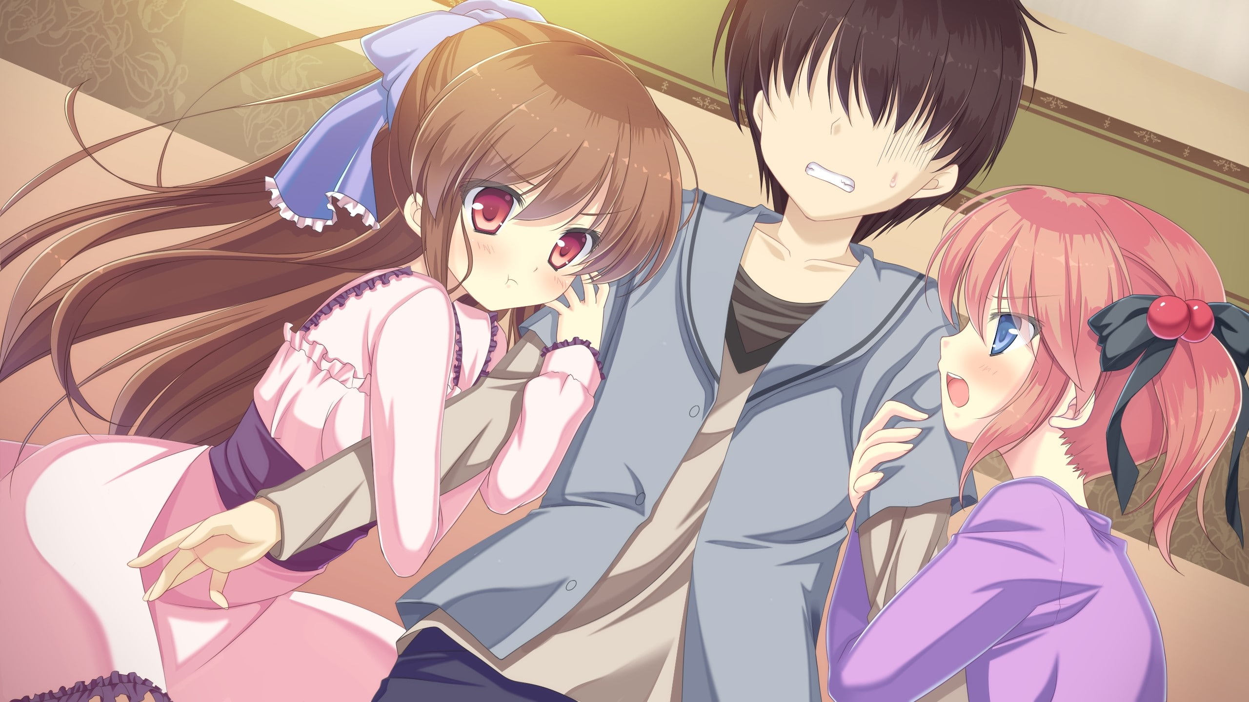 real people, creativity, Girl, hairstyle, outdoors, innocence, Quarrel, sunlight, Mizu no miyako no patisserie, human representation, Boy, disguise, people, HD Wallpaper