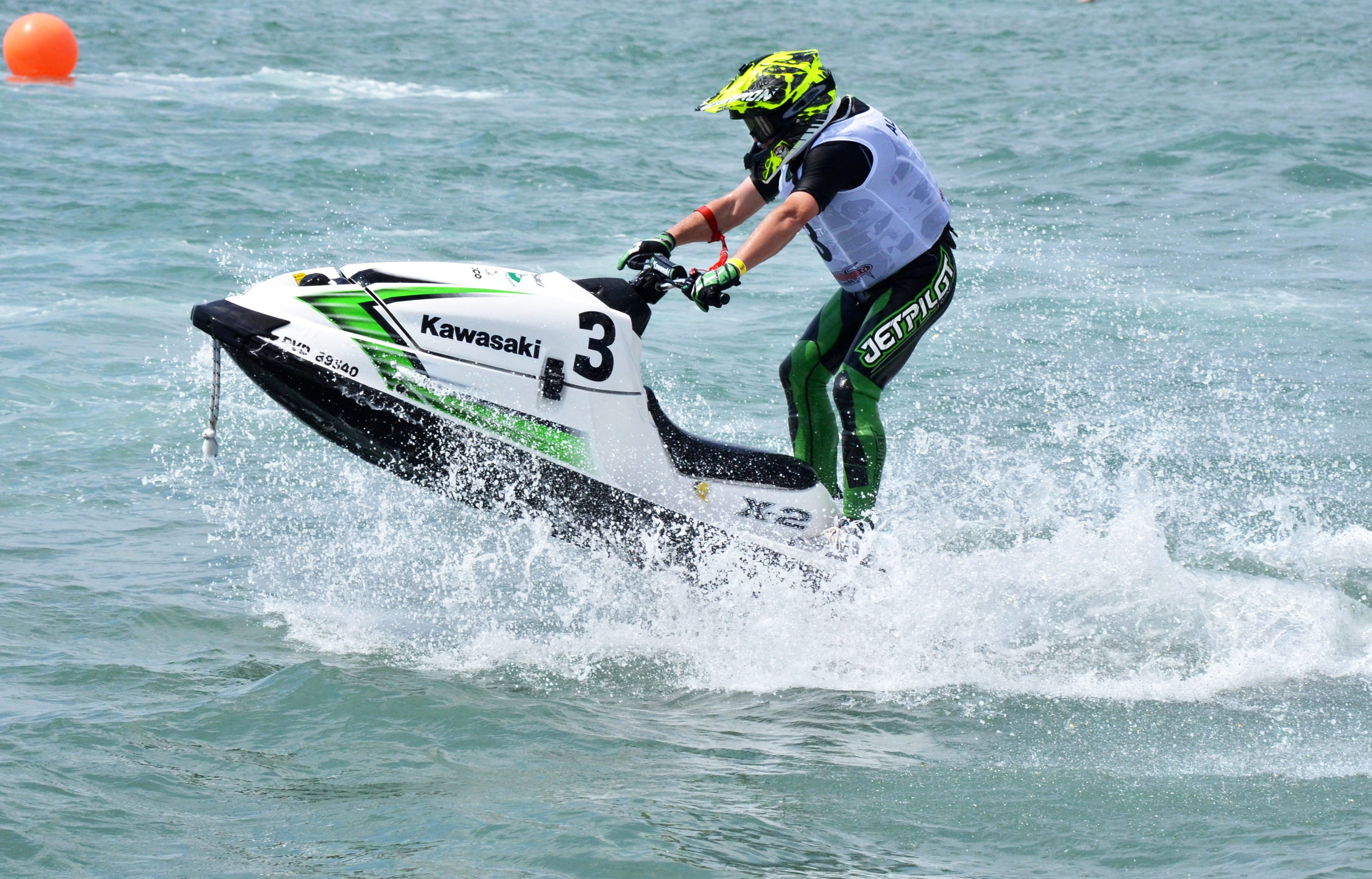aquatic sport, day, challenge, man, skill, Jet, watercraft, motion, people, 2K, adventure, waterfront, Hobbies, Jet Ski, leisure activity, nature, transportation, HD Wallpaper
