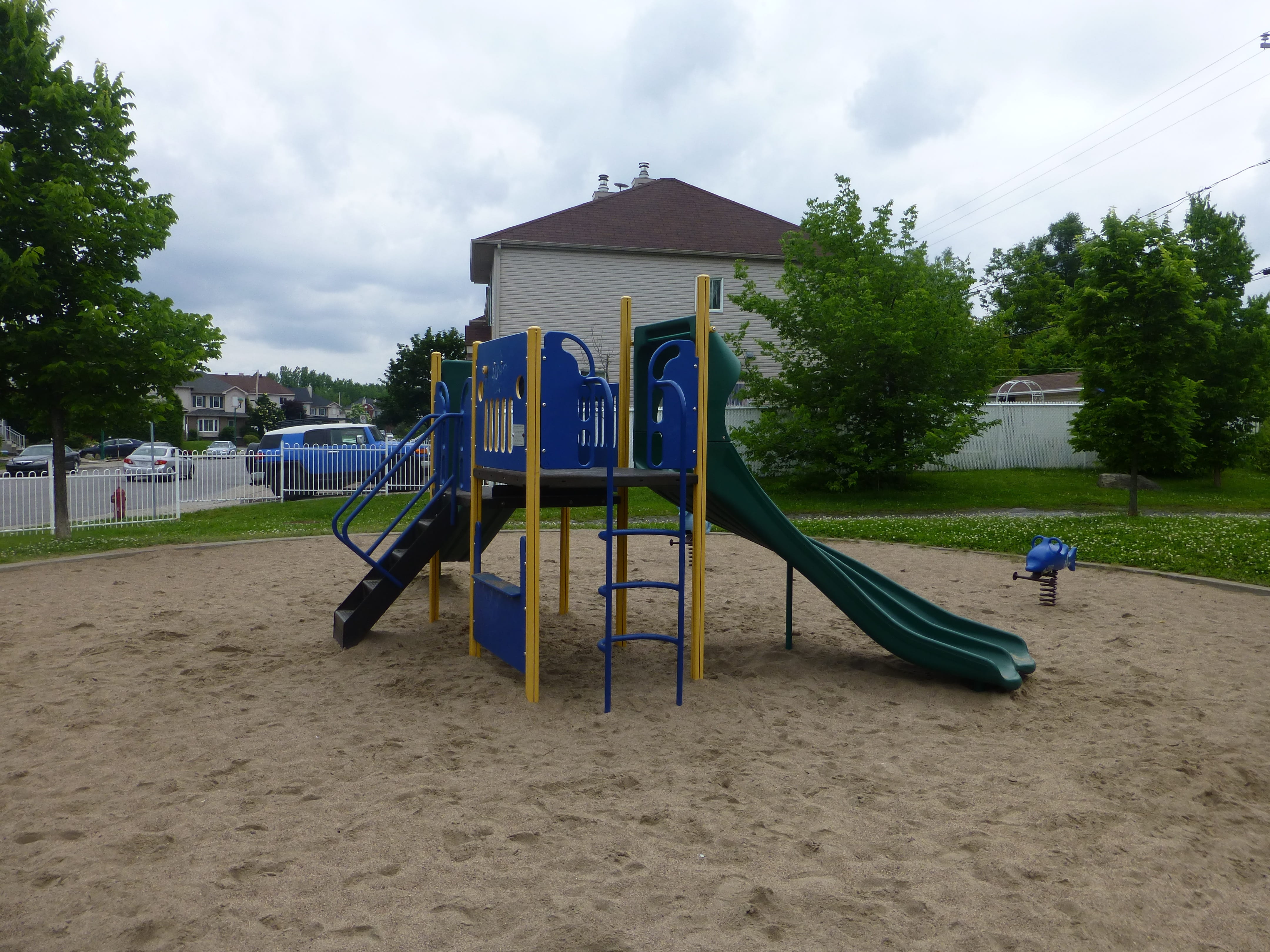 residential district, architecture, sand, men, trees, Playground, Childhood, leisure activity, one person, Fun, slide, cloud - sky, lifestyles, jungle gym, HD Wallpaper