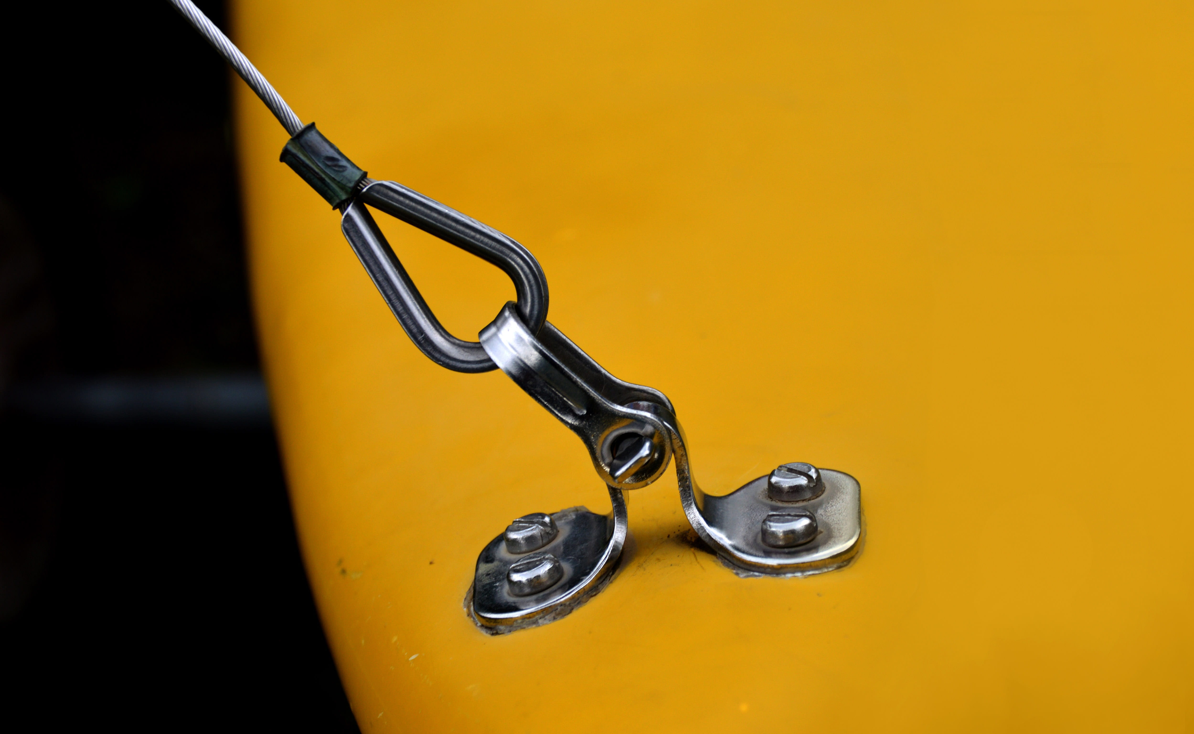 gland, wire rope, close, no people, boot, animal, black color, metal eyelet, security, eyelet, close-up, detail, business, 4K, canvas, work tool, yellow, HD Wallpaper