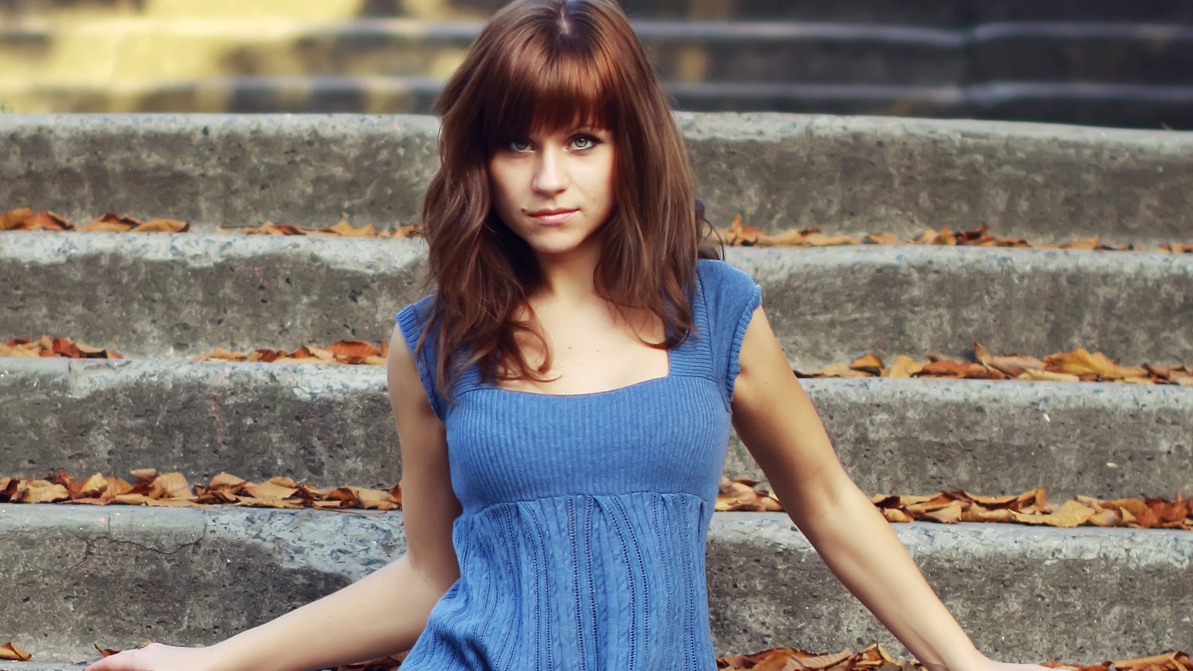 women outdoors, 1080P, Katya Chekhova, Russian women, HD Wallpaper