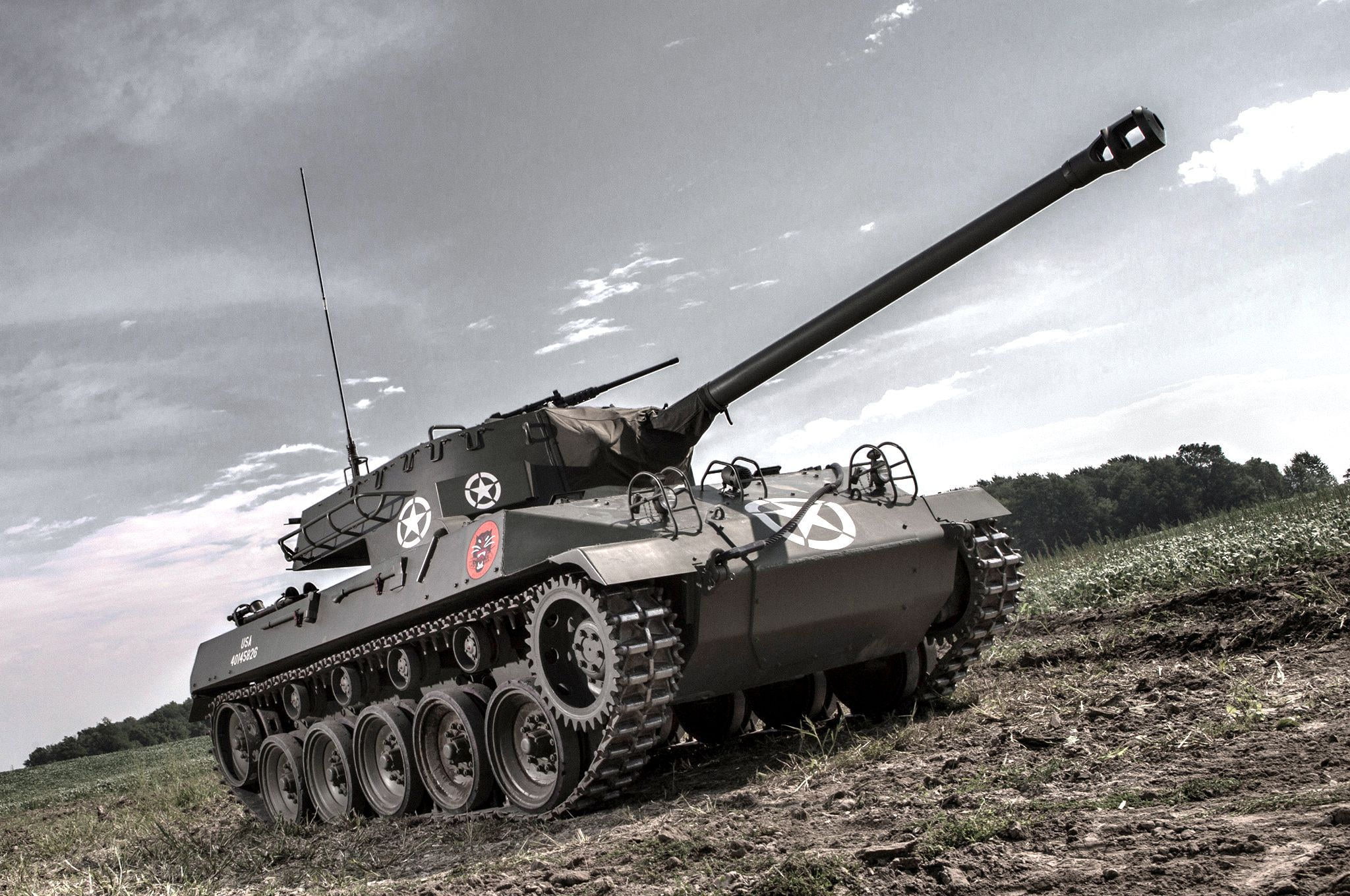 field, sky, andquot;witchandquot;, plant, government, nature, Hellcat, history, armored tank, mode of transportation, weapon, tank, outdoors, stationary, HD Wallpaper