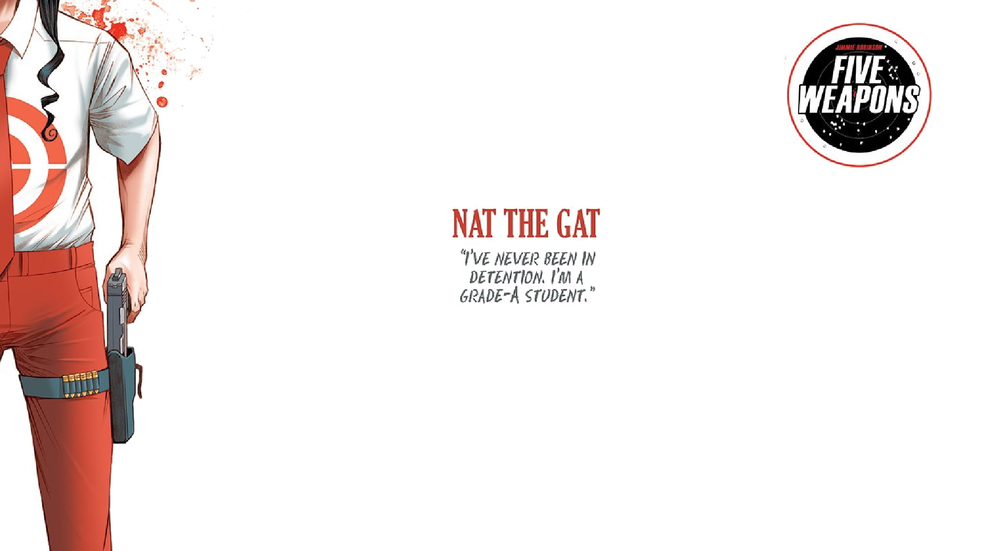 Five Weapons, Comics, 1080P, Nat the Gat, HD Wallpaper