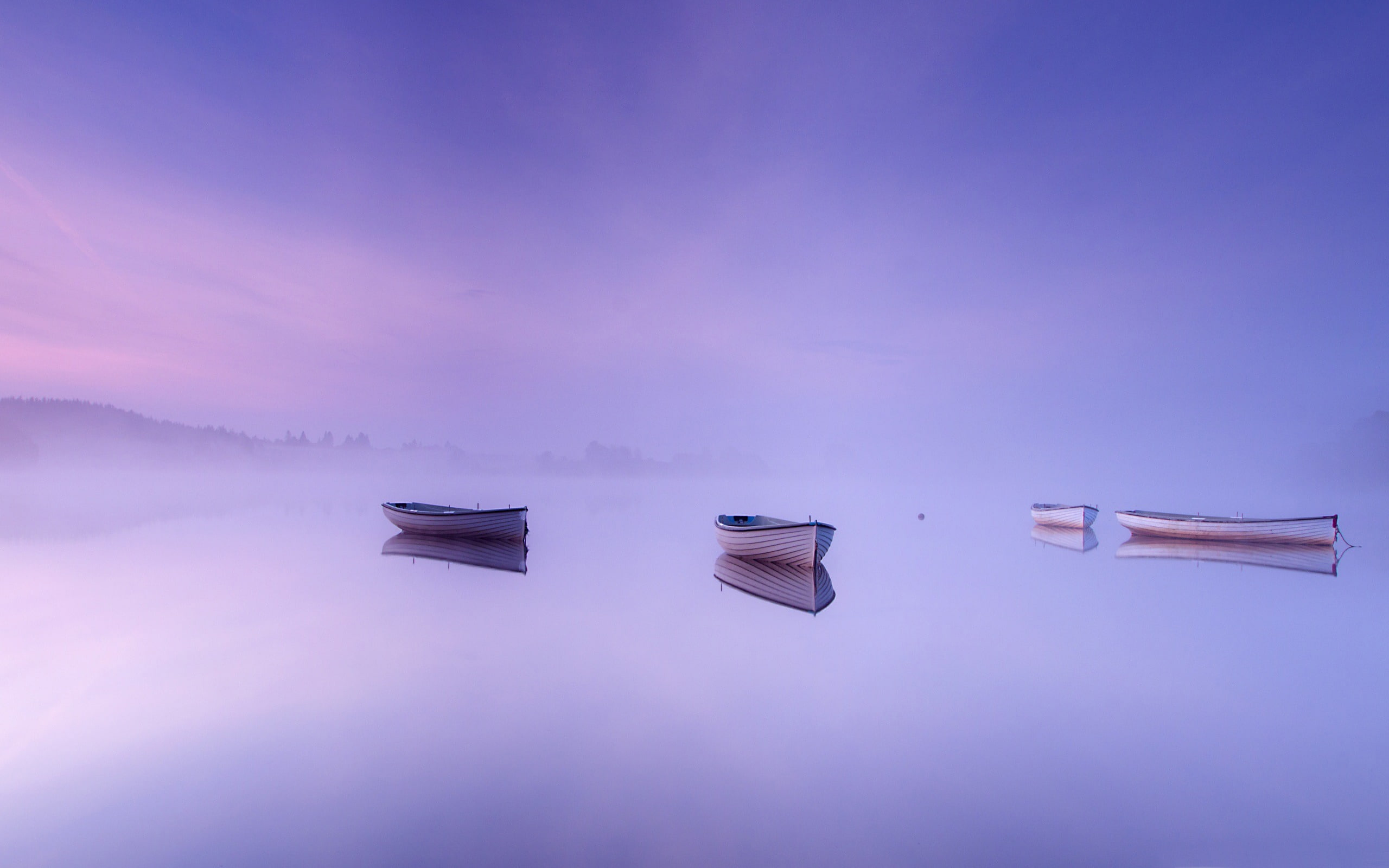 inspiration, impressive, beauty in nature, tranquility, blue, symmetry, sailboats, scotland, fantasy, studio shot, sky, nat, white, no people, 2K, low angle view, HD Wallpaper