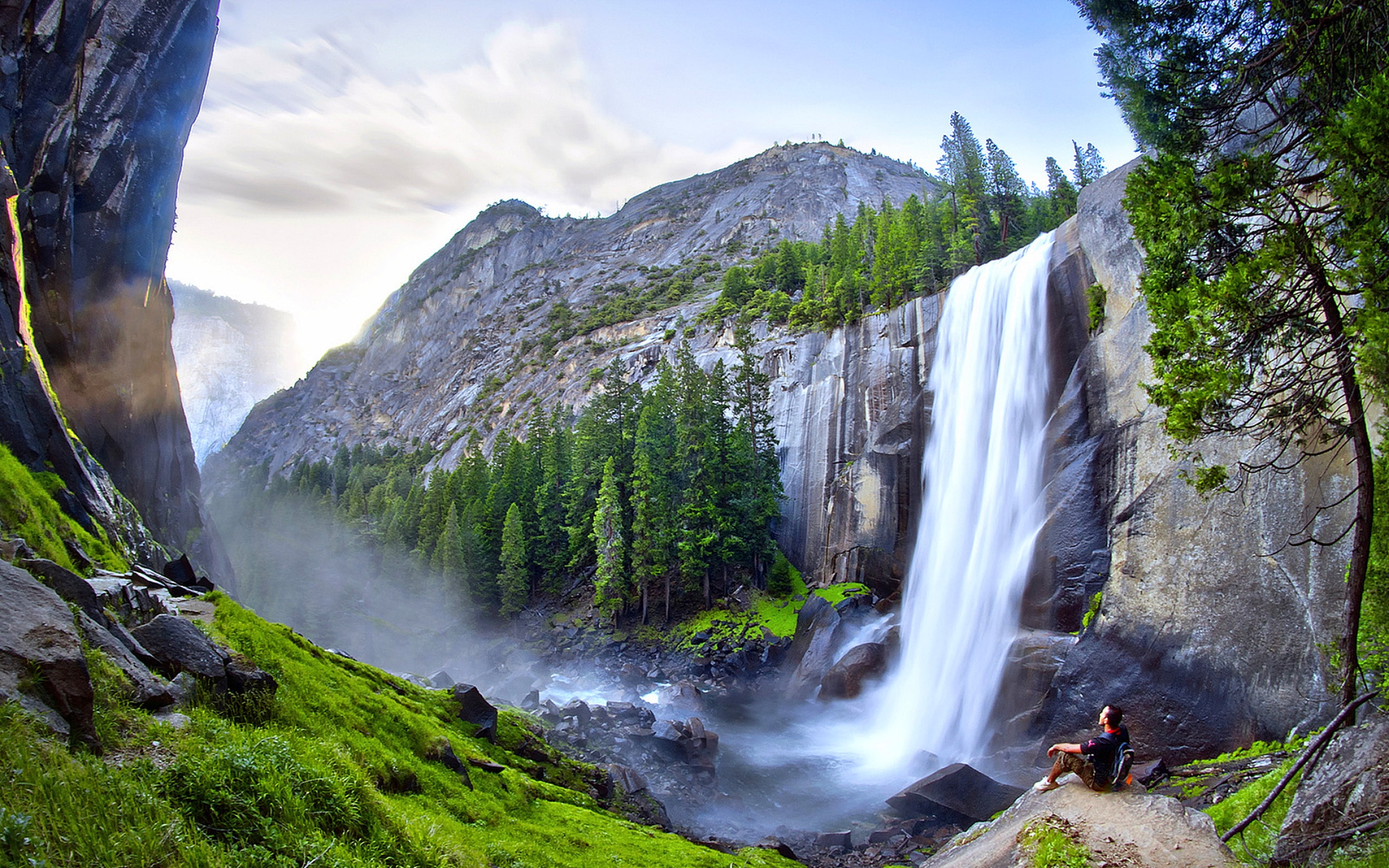 yosemite, park, nat, california, 2K, wide, l, HD Wallpaper