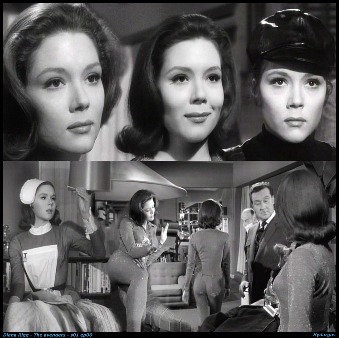 art, tv series, emma, series, Emma Peel, diana, avengers, peel, tv, macnee, 480P, hd, rigg, x, entertainment, patrick, HD Wallpaper