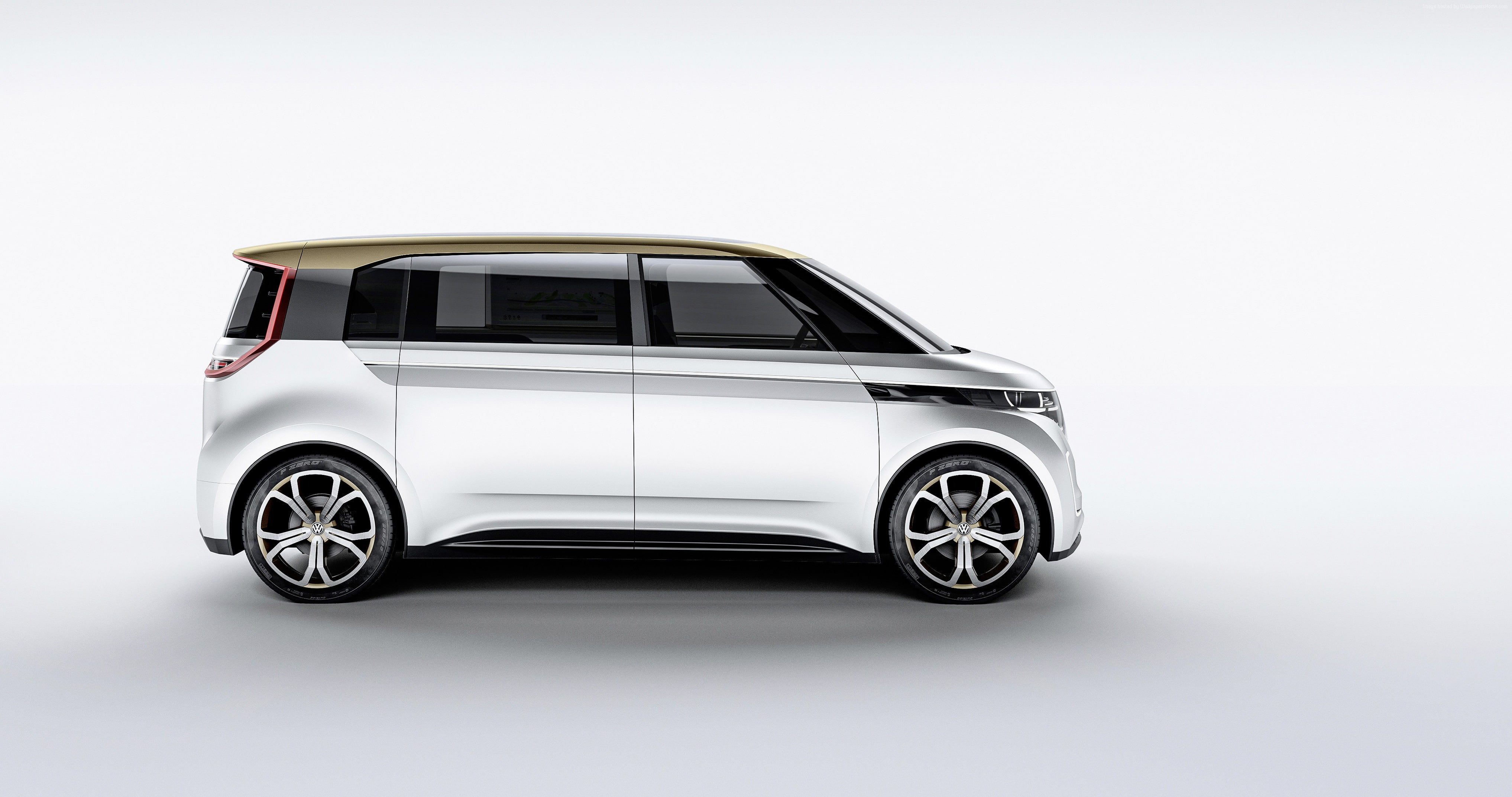 Volkswagen BUDD-e, 4K, silver, CES 2016, electric microbus, HD Wallpaper