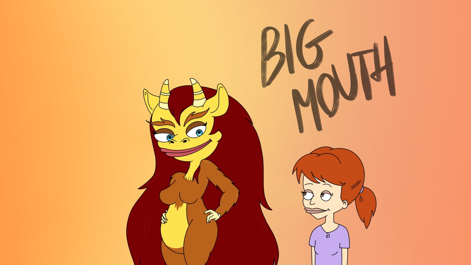 Jessi Glaser, Big Mouth, Connie (Big Mouth), 1080P, TV Show, Hormone Monstress, HD Wallpaper