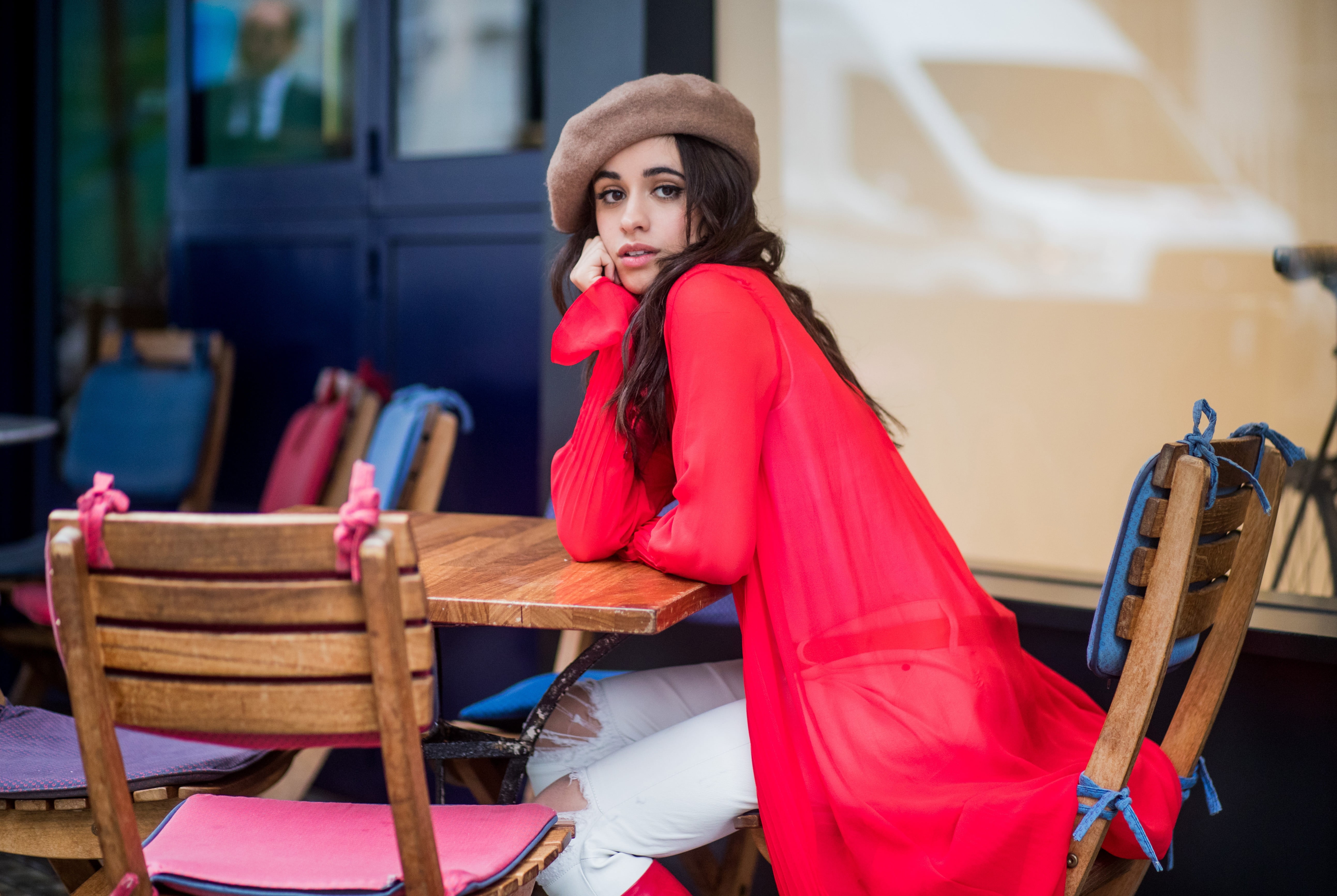Singers, Beret, 5K, Camila Cabello, HD Wallpaper