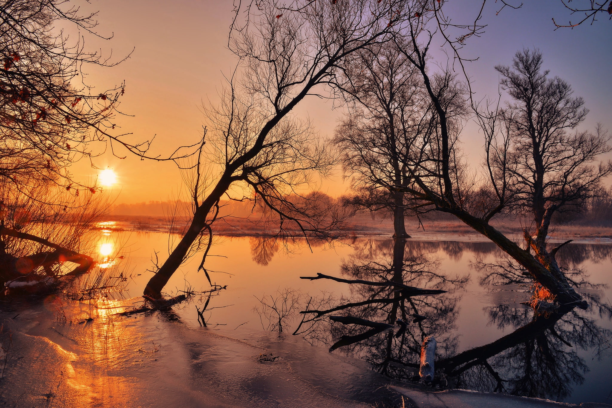 px, Landscape, Winter, 1080P, video, sunlight, hd, games, art, mario, nature, 2048x1367 px, x, HD Wallpaper