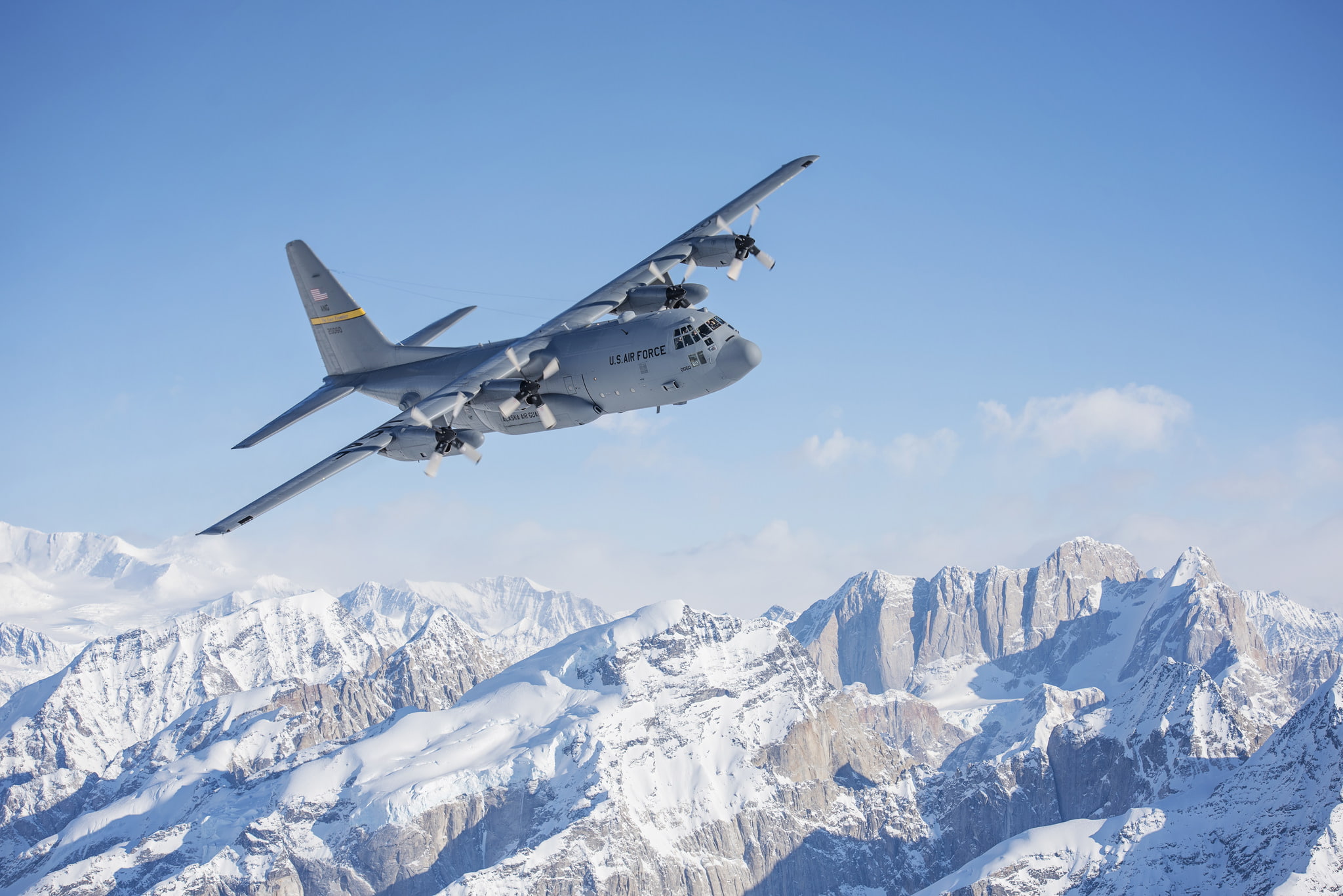 lockheed c, 1080P, US Air Force, Warplanes, 2048x1367 px, HD Wallpaper