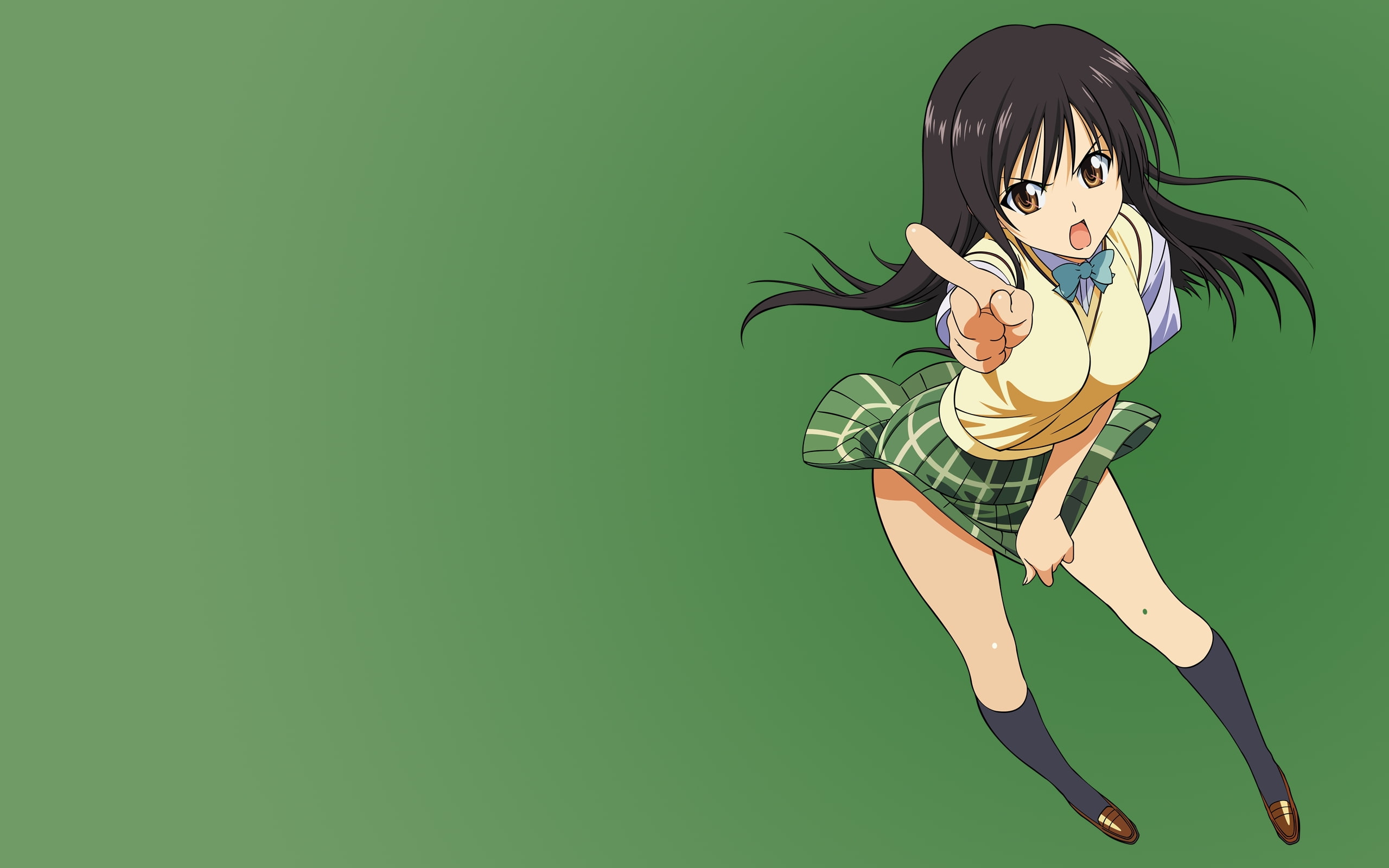 dark, art, schoolgirls, To Love Ru, hd, love, hot, kotegawa, yui, anime, hair, x, 2K, ru, HD Wallpaper