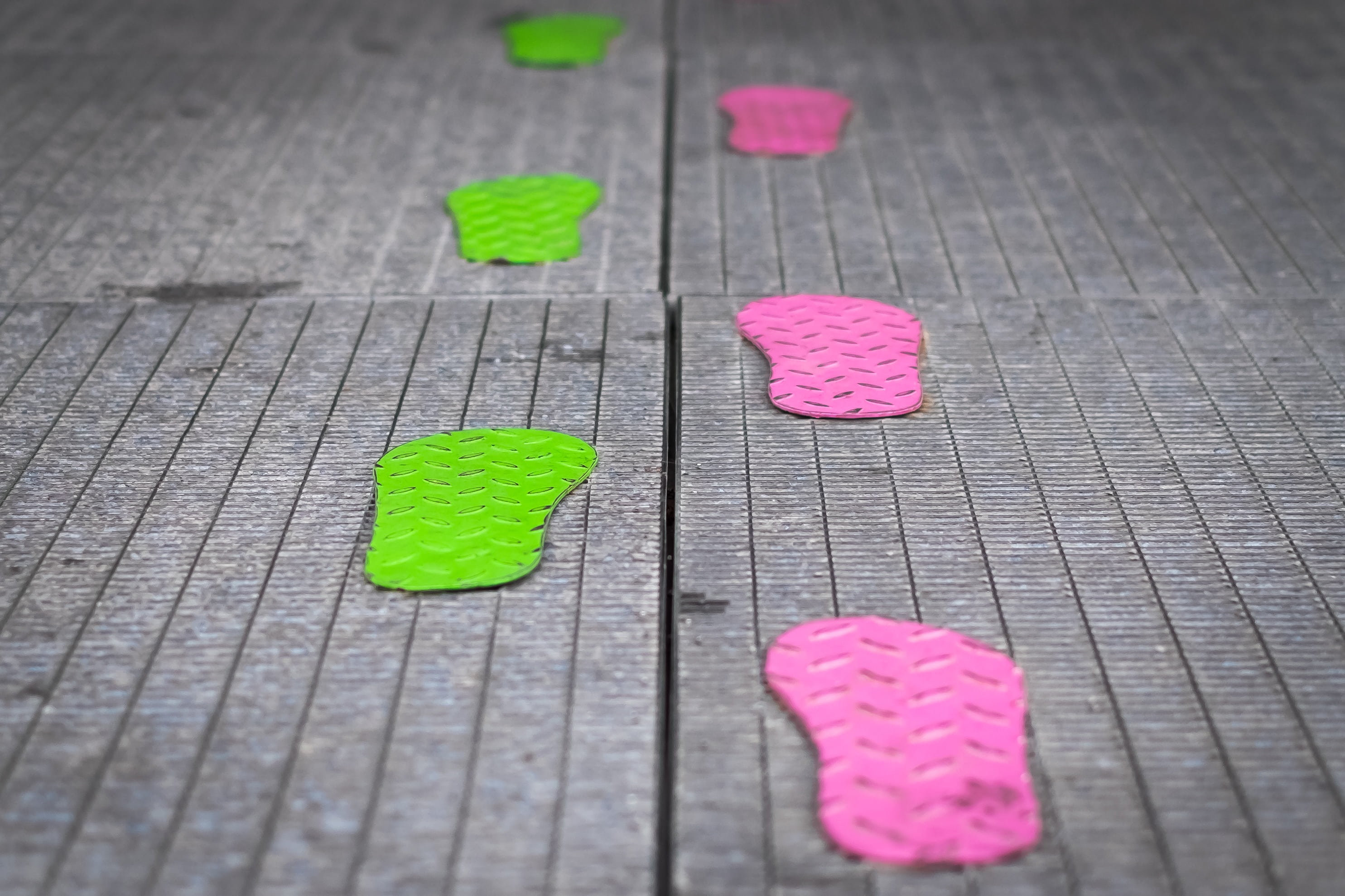 symbol, design, footpath, city of lodz, selective, step, wood - Material, łódź, metal, poland, day, focus, indoors, pink color, footsteps, still life, selective focus, HD Wallpaper