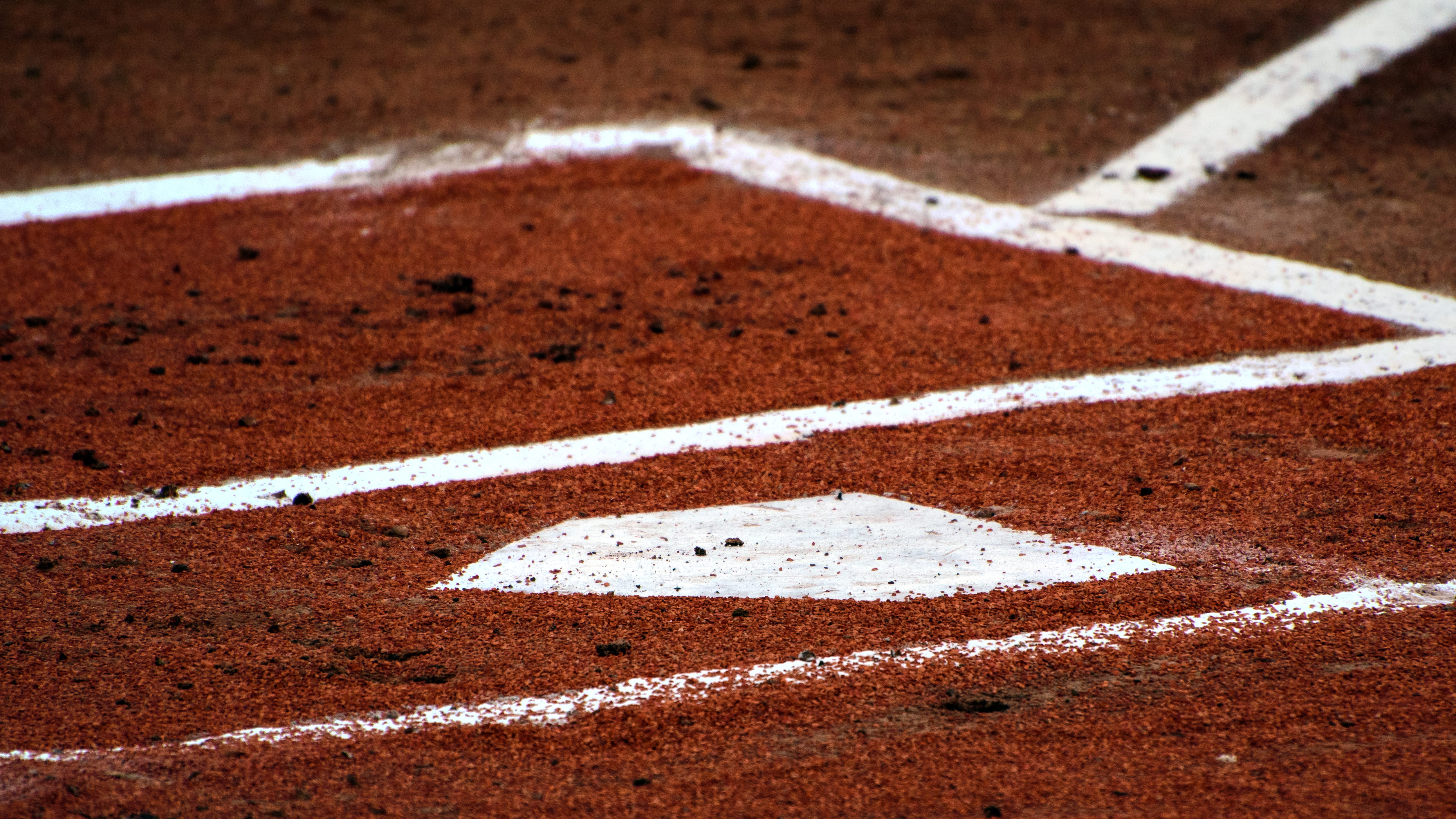 court, track event, pitch, nature, high angle view, softball, goal, field, road, track and field, white color, dugout, playing field, home plate, baseball, HD Wallpaper