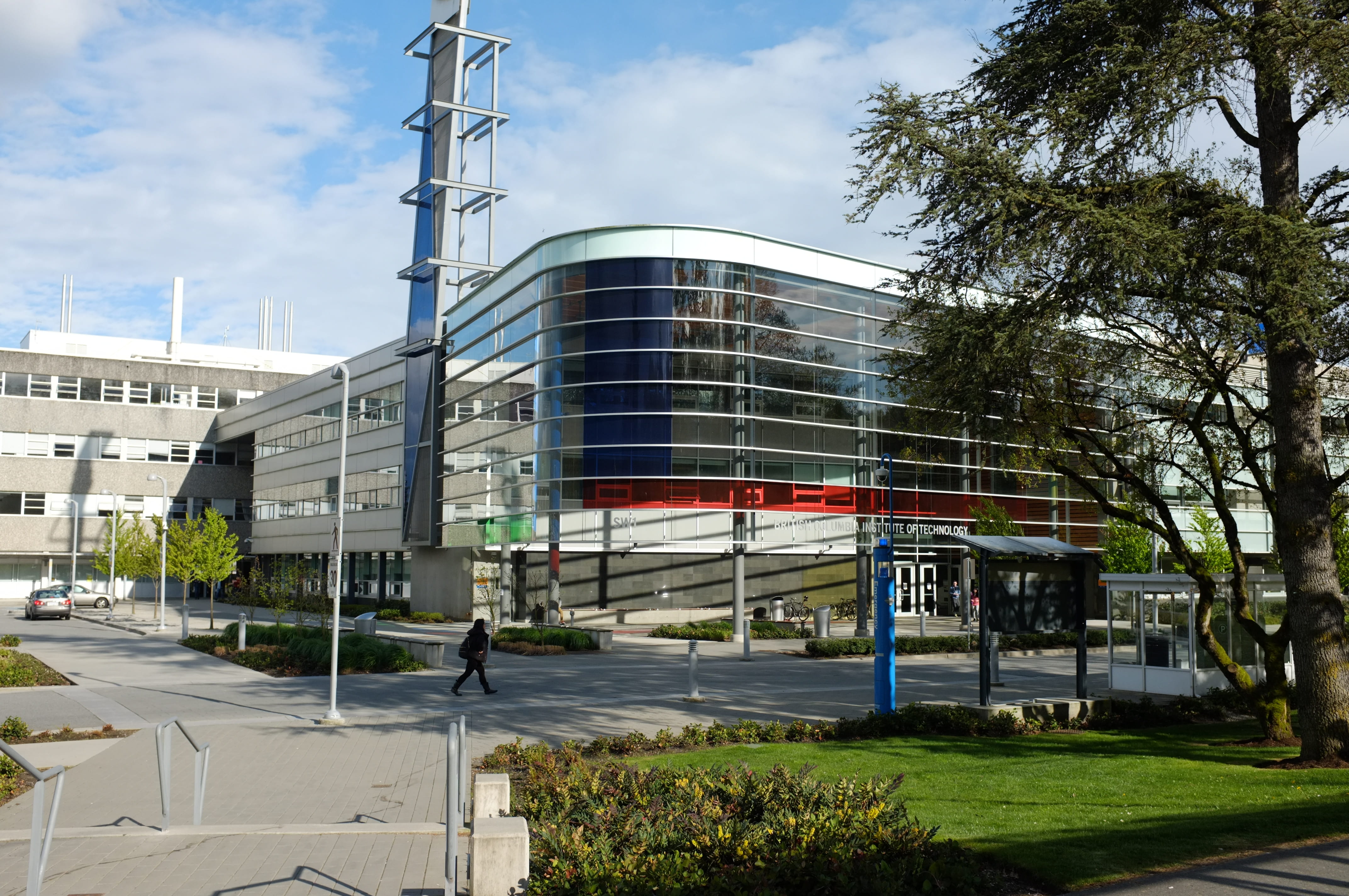 4K, road, car, nature, day, motor vehicle, street, modern, bcit, university, student, no people, building exterior, built structure, british columbia institute of technology, HD Wallpaper