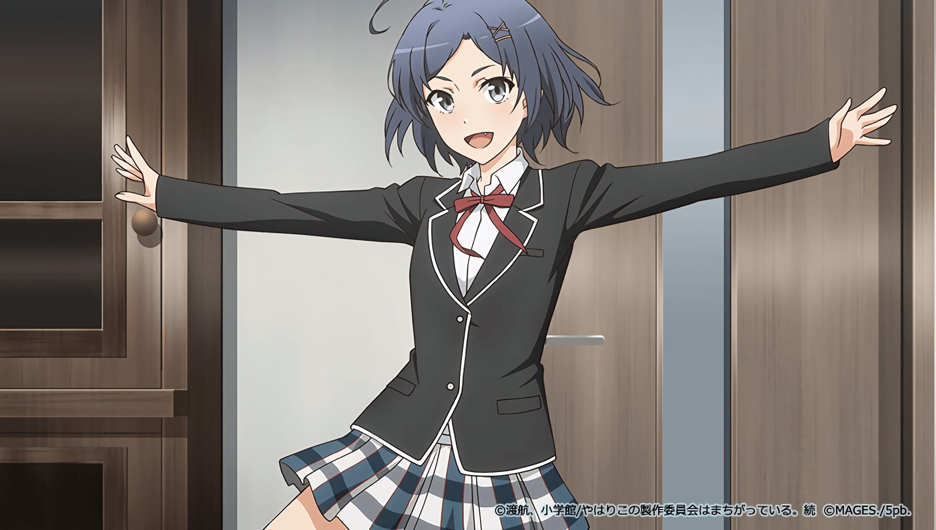 1080P, Komachi Hikigaya, Anime, My Teen Romantic Comedy SNAFU, HD Wallpaper