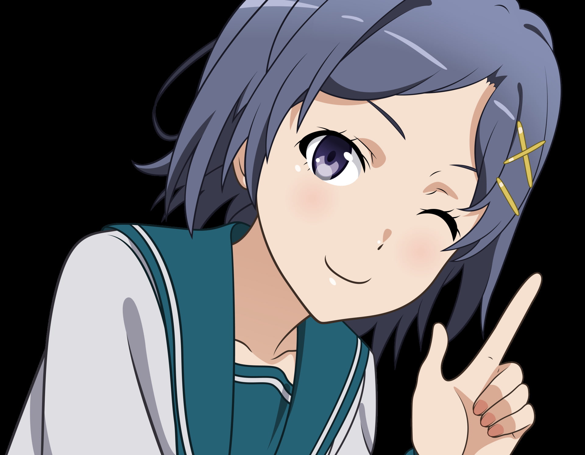 1080P, Komachi Hikigaya, My Teen Romantic Comedy SNAFU, Anime, HD Wallpaper