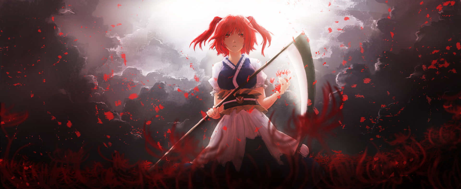 Touhou, Komachi Onozuka, 1080P, Anime, HD Wallpaper