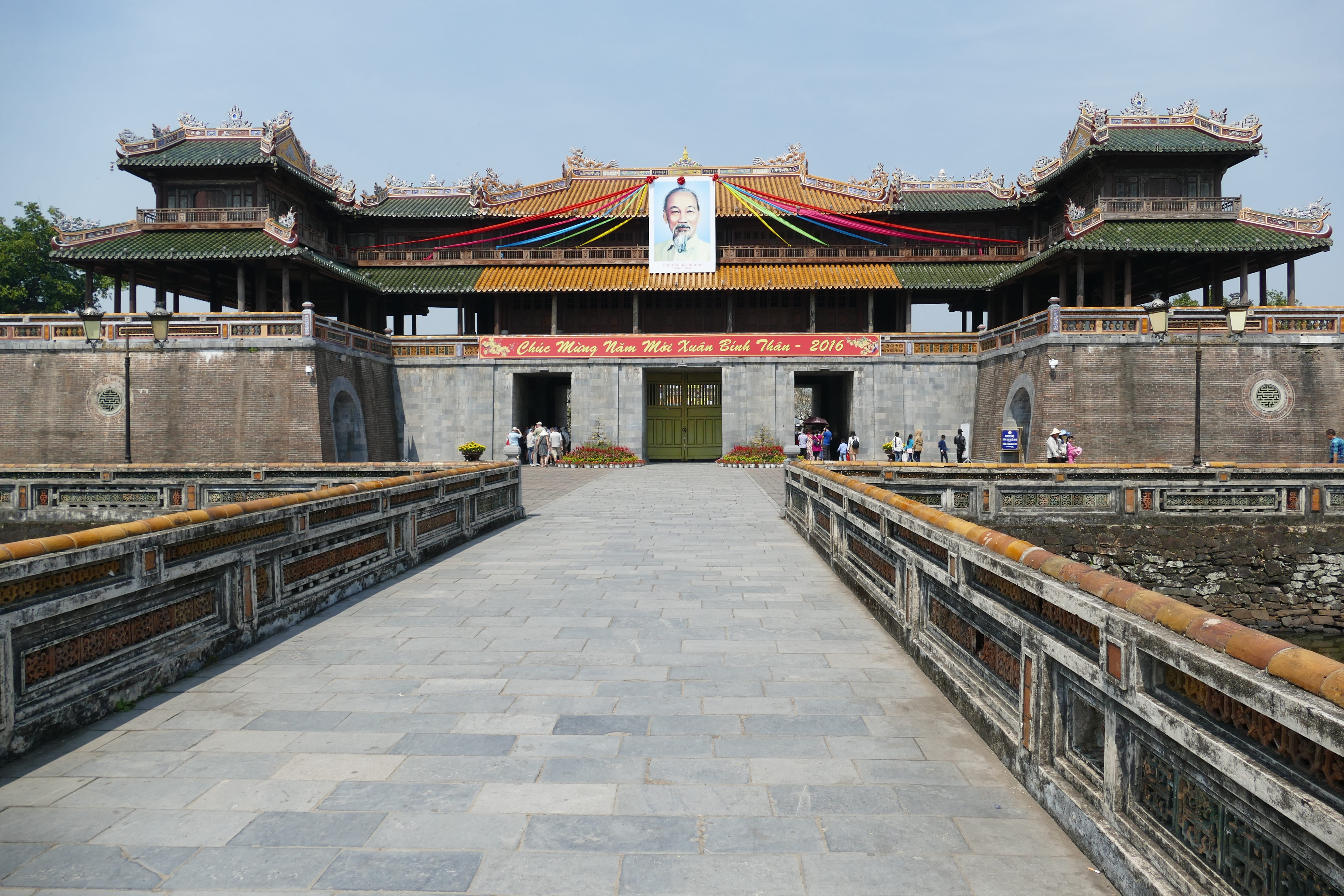 Hue, religion, Vietnam, building, 5K, sky, no people, old town, history, travel, nature, the past, built structure, bridge, unesco, architecture, cultures, HD Wallpaper