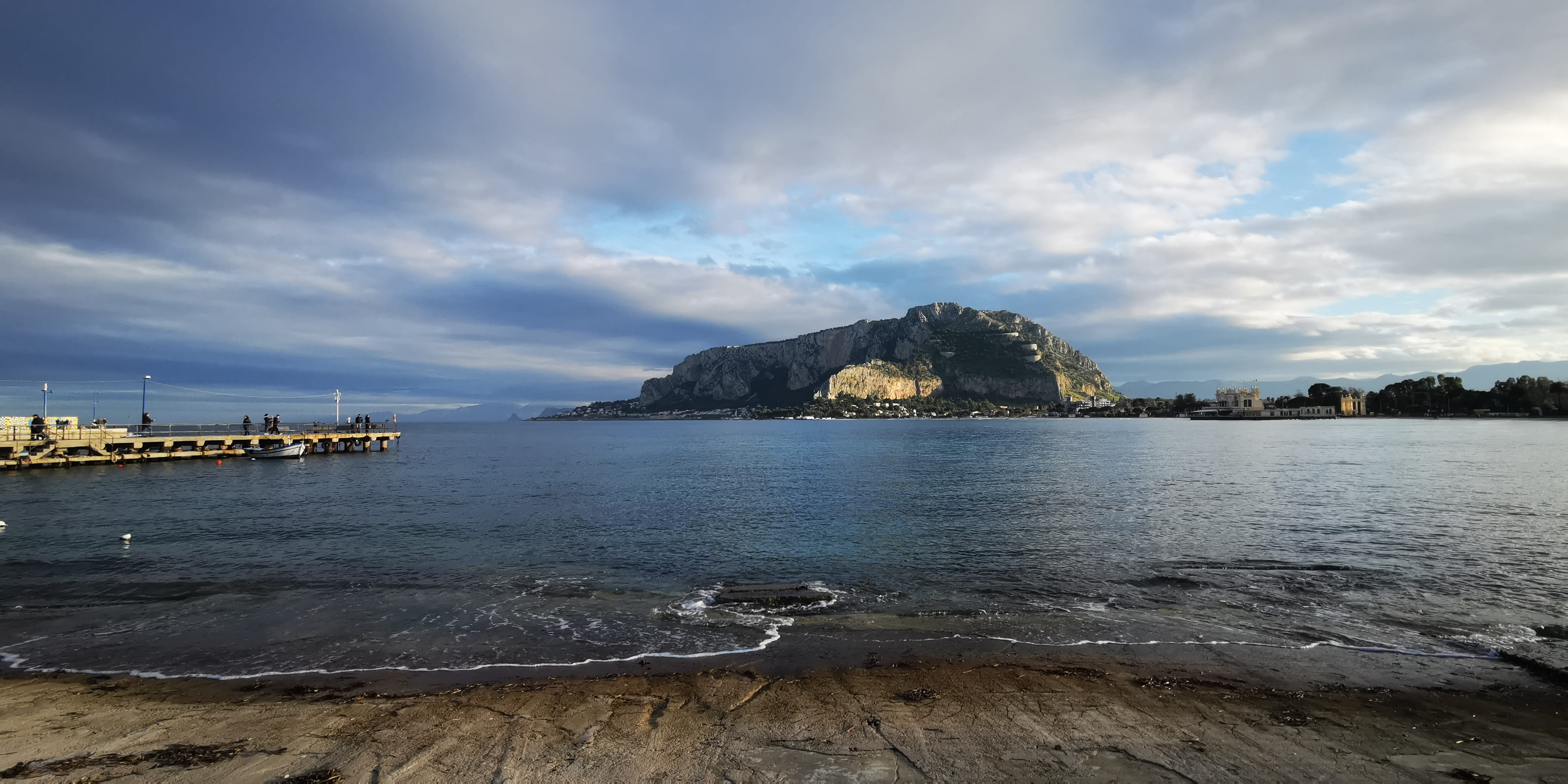 water, mondello, tranquil scene, nature, no people, cloud - sky, sicily, palermo, land, outdoors, sky, transportation, beach, sea, scenics - nature, tranquility, HD Wallpaper