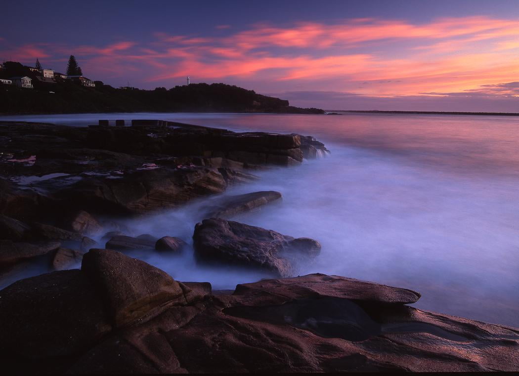 rock - Object, NSW, sunset, north  coast, rock, lighthouse, daytime, beach, headland, nature, scenics, Yamba, night, Sunrise, ocean  sea, dusk, landscape, HD Wallpaper