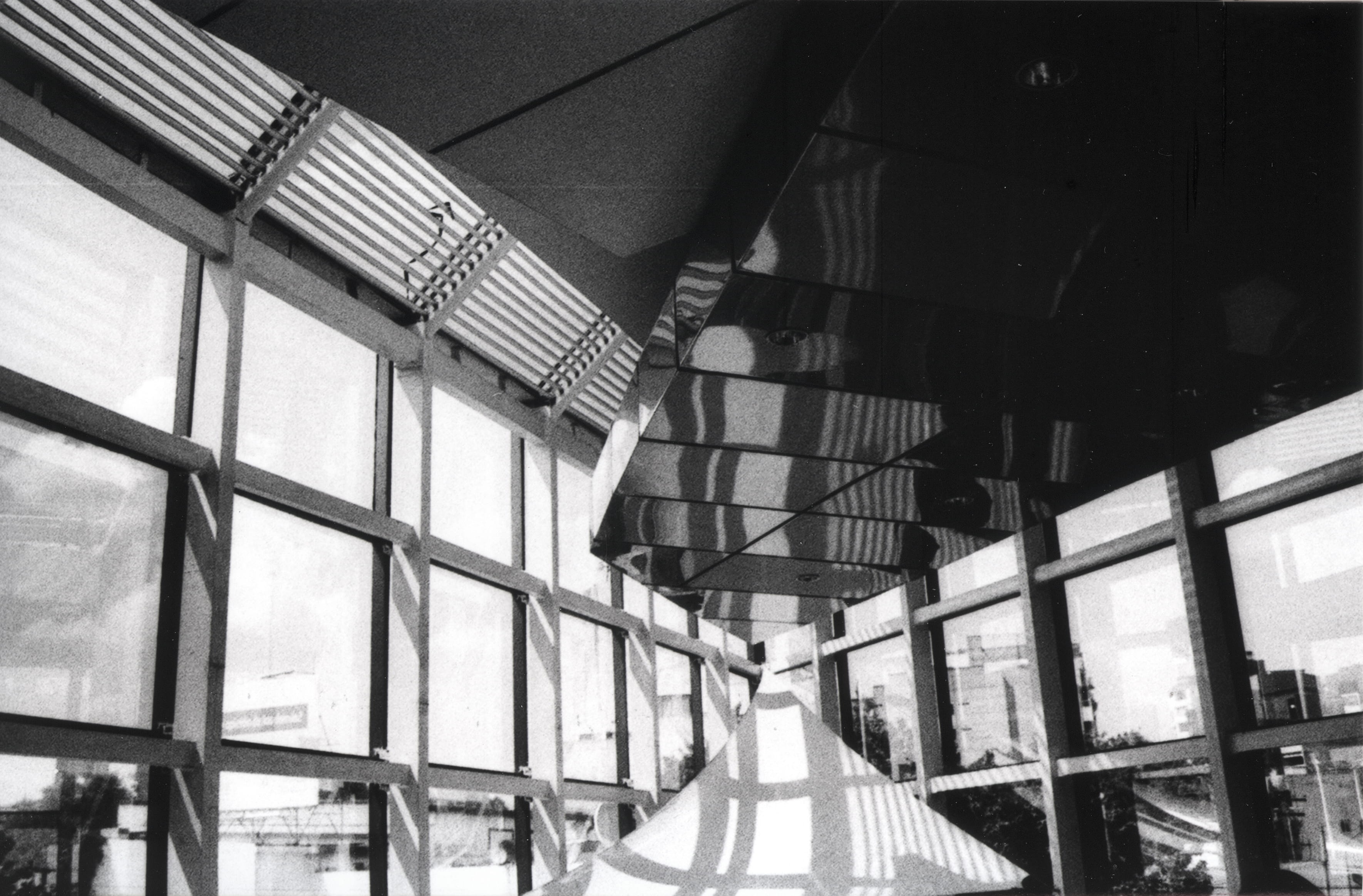 built structure, transportation, chair, photo, unam, window, glass - material, blackandwhite, day, handrail, mode of transportation, low angle view, sunlight, HD Wallpaper