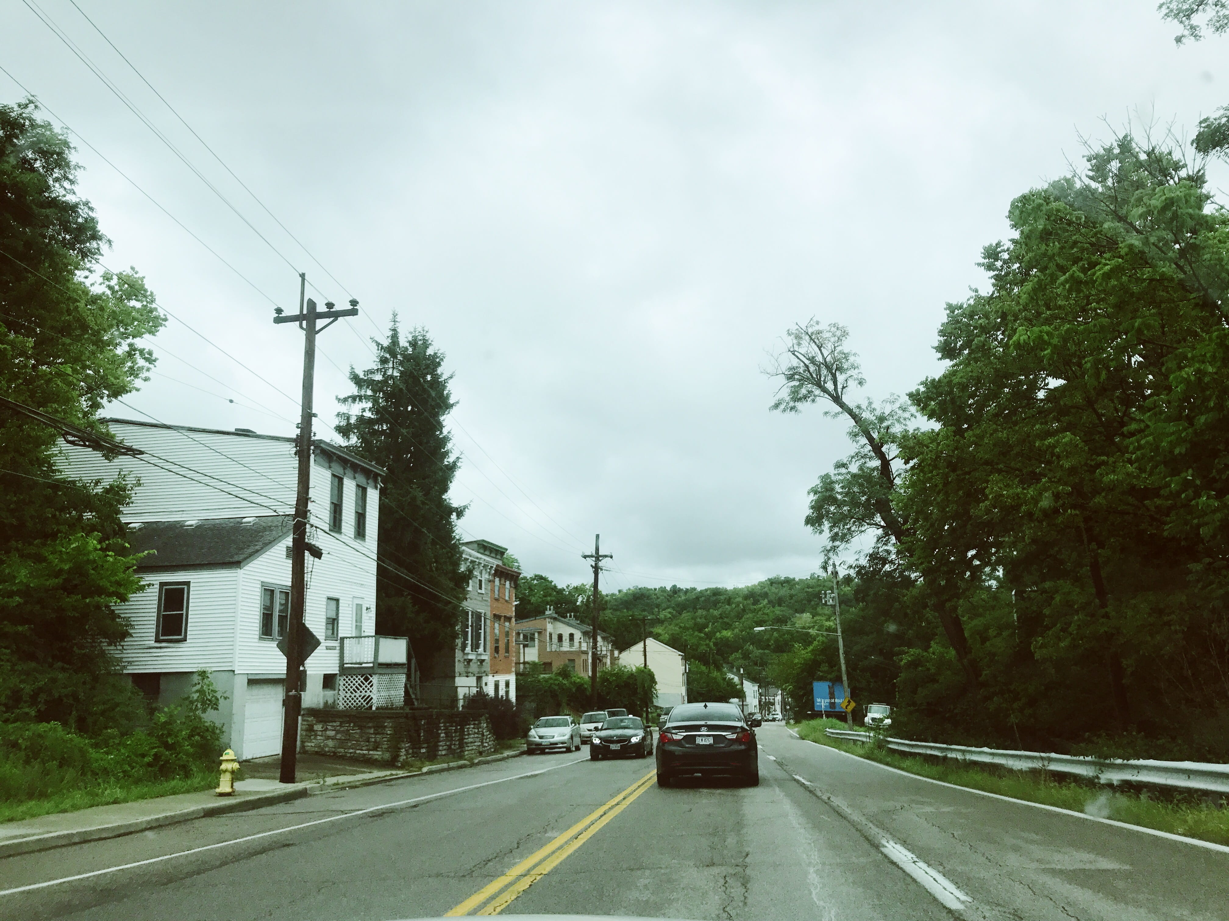 road trip, nature, shotoniphone, mode of transportation, tree, views, sky, cloud - sky, drive, sign, no people, architecture, motor vehicle, plant, symbol, HD Wallpaper