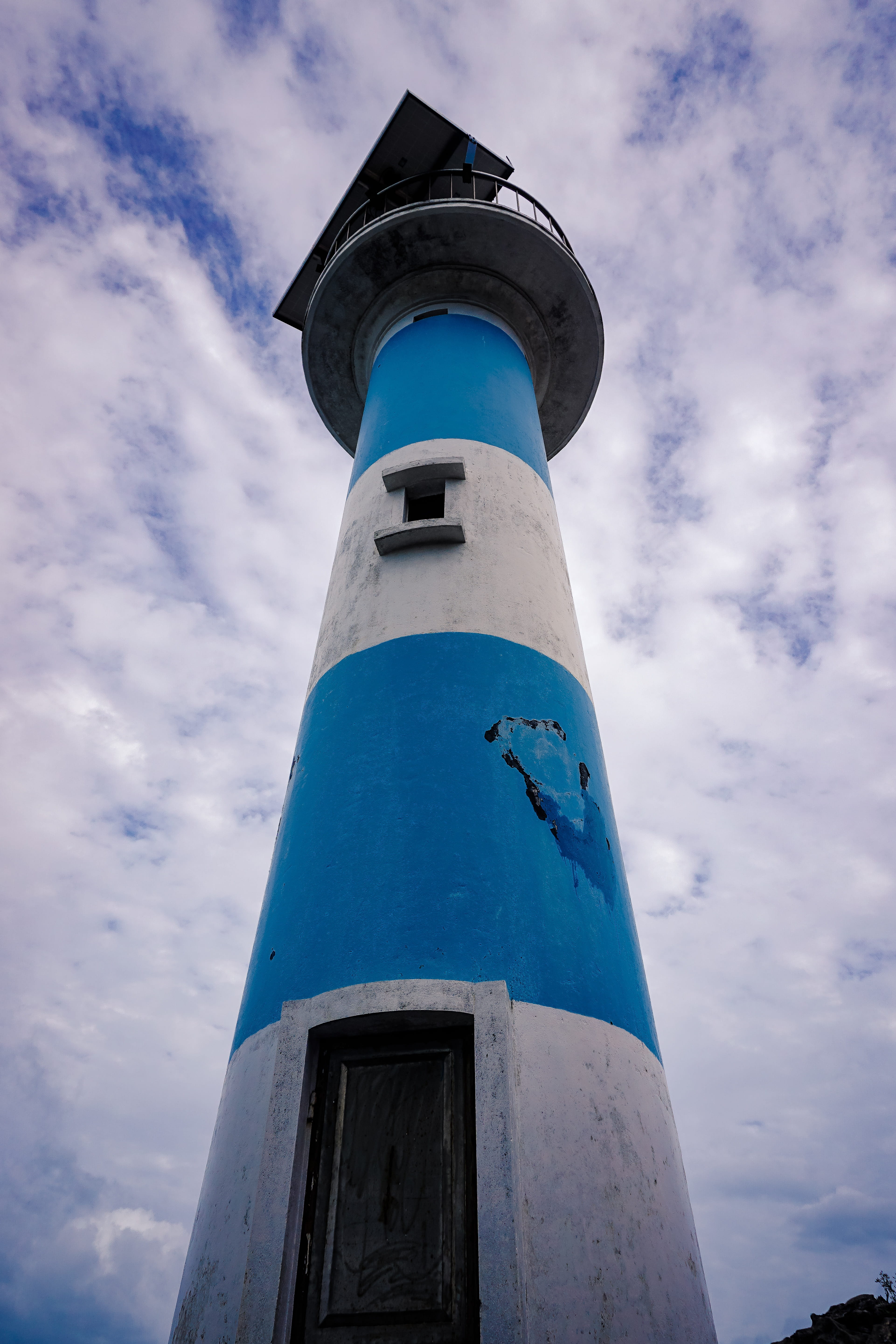 Sky, built structure, harbor, beach, cloud - sky, scenic, coastline, navigation, tall - high, building, water, 5K, tower, light, protection, vacation, Phone HD Wallpaper