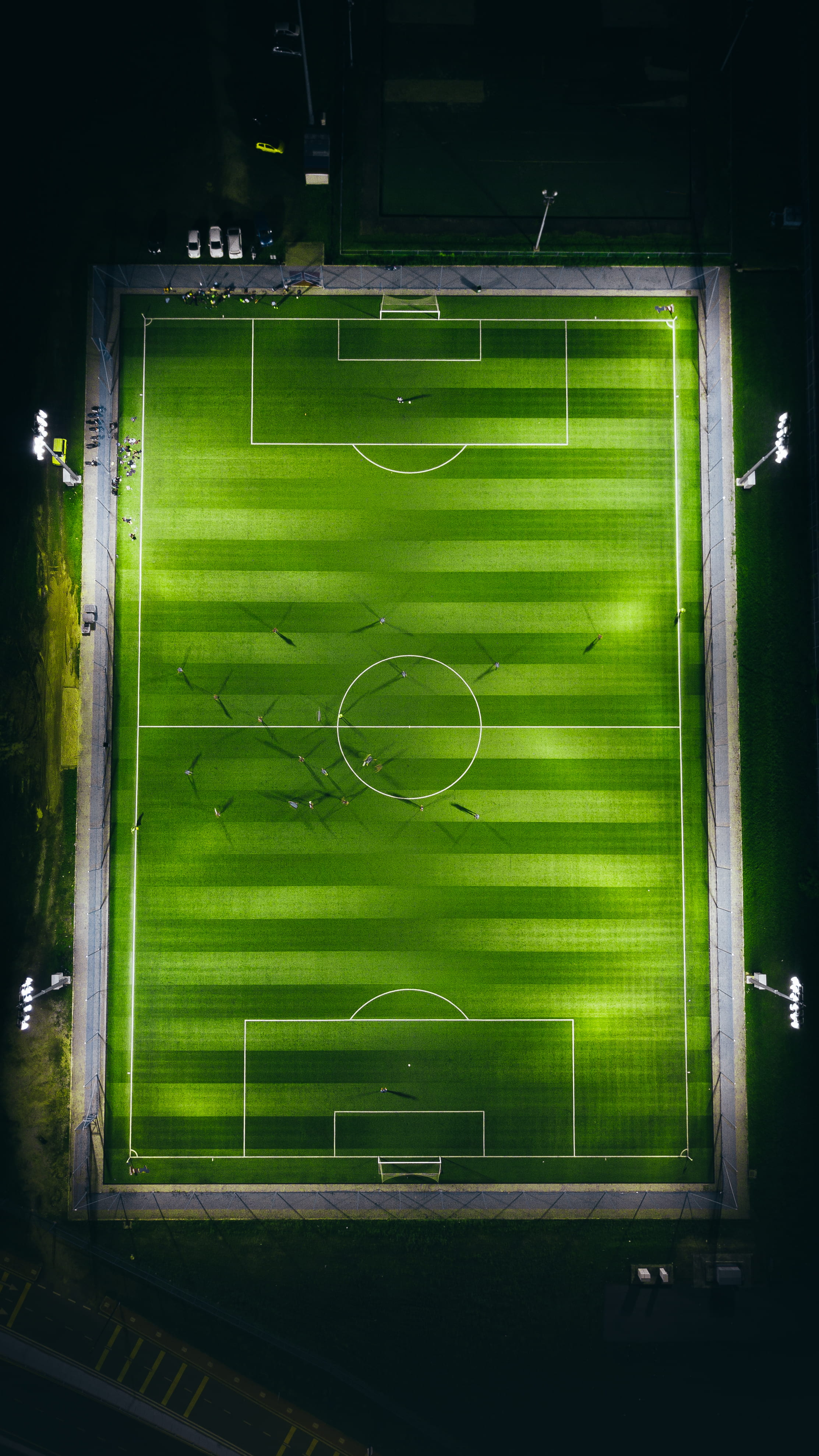 s, sport, no people, view, stadium, architecture, grass, playing field, photography, field, soccer, light, soccer field, plant, illuminated, urban, green, Phone HD Wallpaper