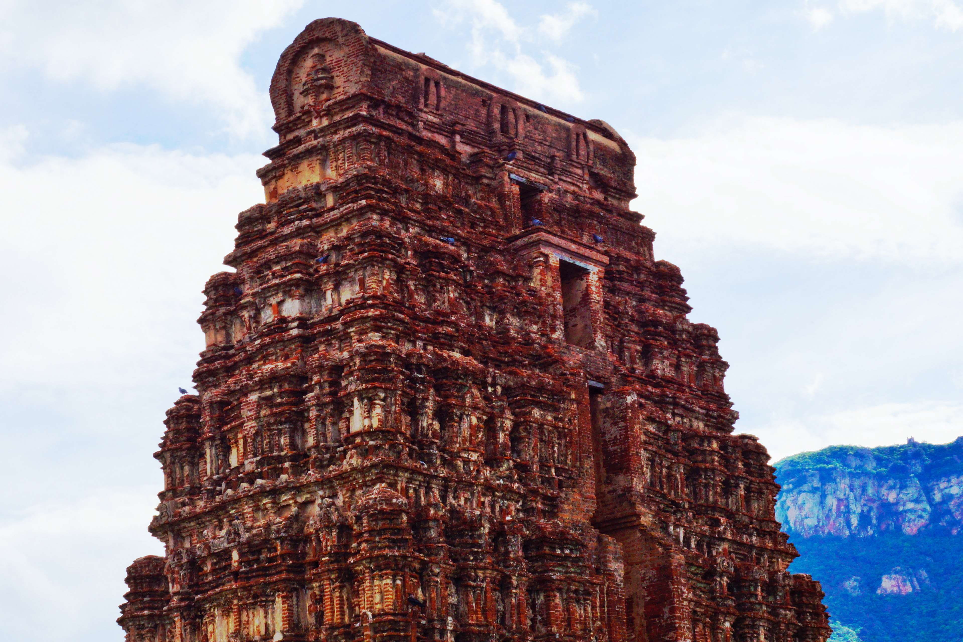 4K, building, temple, day, the past, cloud - sky, architecture, travel destinations, travel, nature, india, god, low angle view, tourism, sky, belief, HD Wallpaper