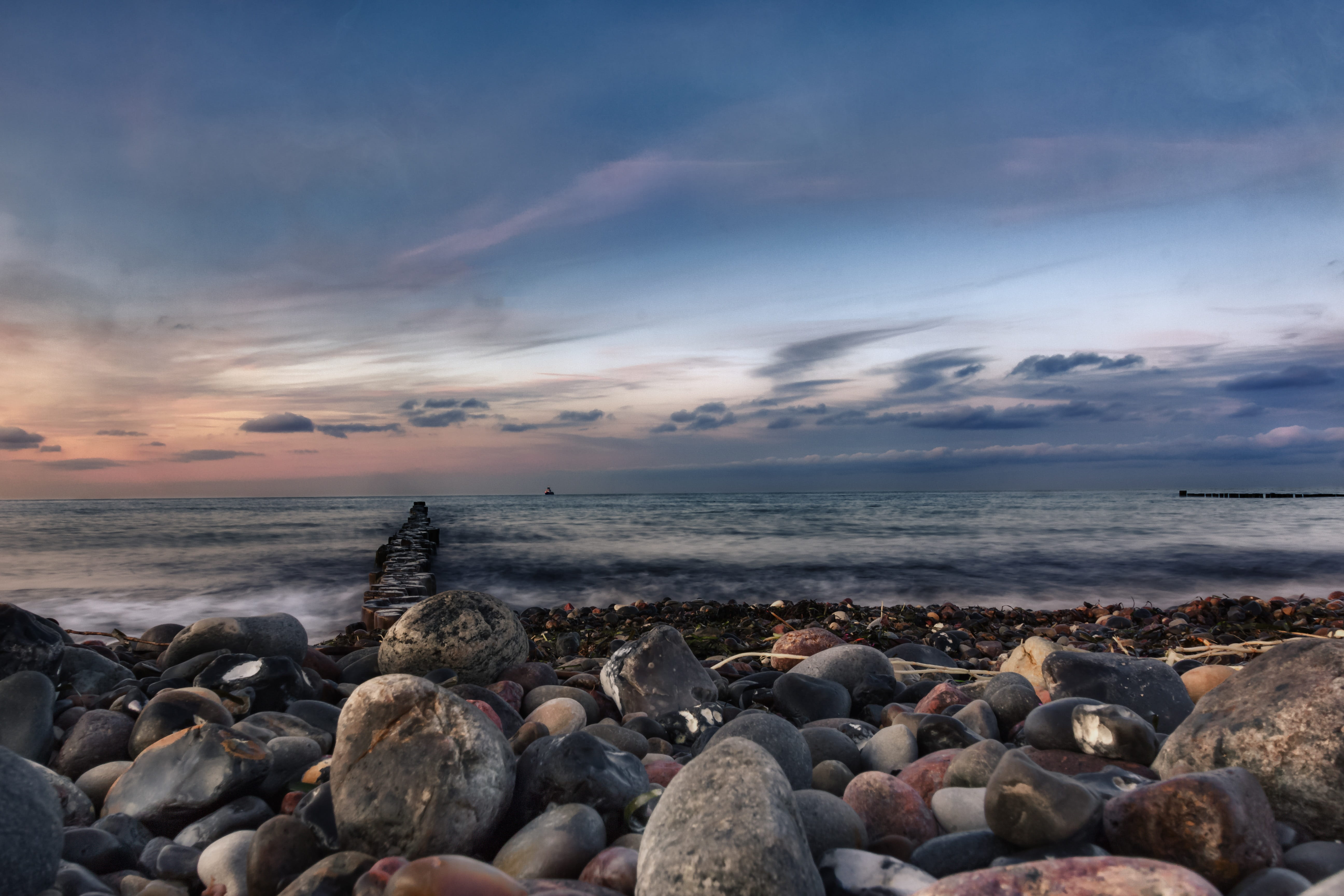Hdr, coast, therapy, air, beauty in nature, idyllic, ease, sea view, energy, tranquil scene, psyche, mood, landscape, view, no people, sky, sea, clouds, HD Wallpaper