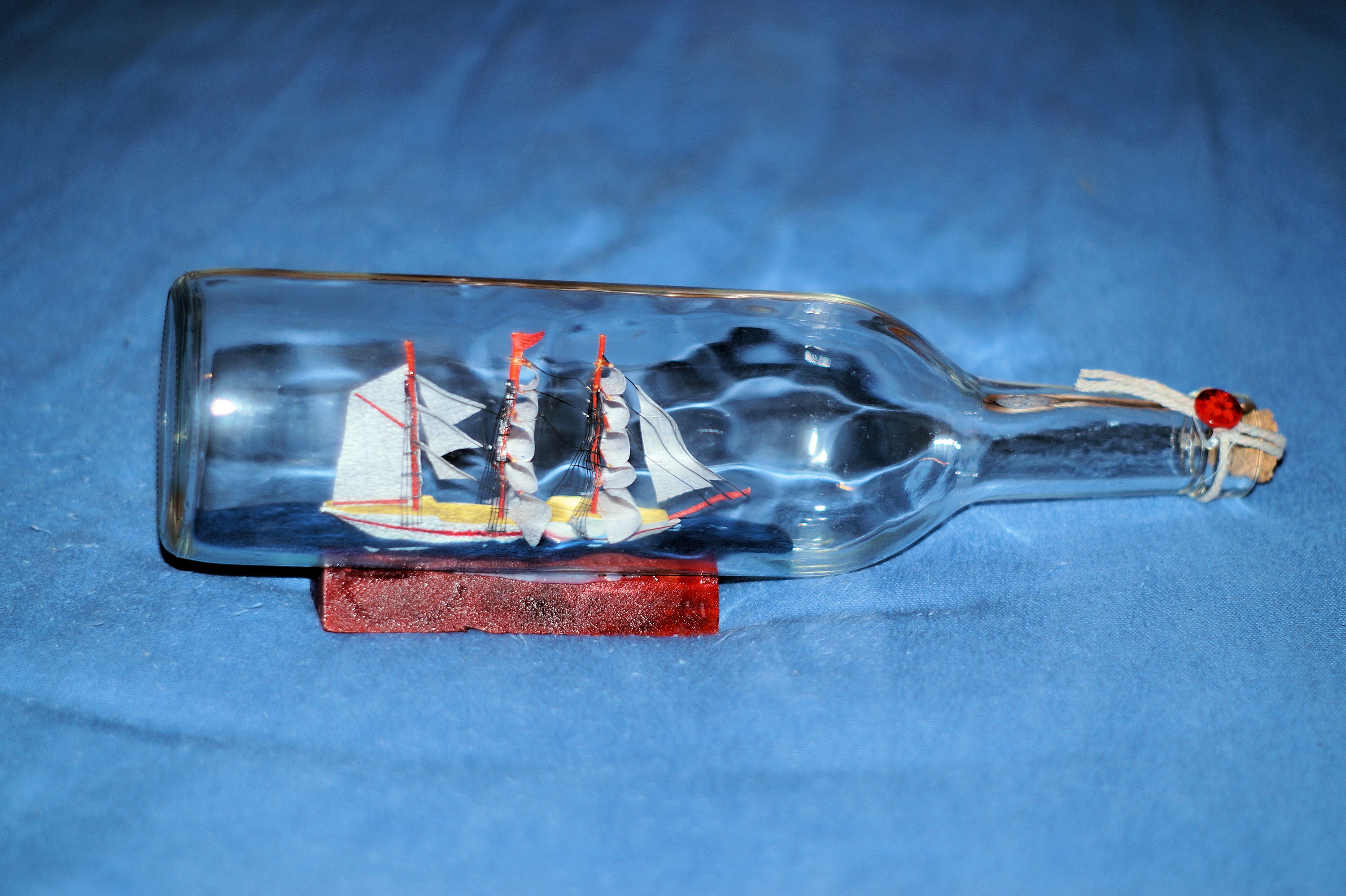 male likeness, close-up, day, social issues, bottle, blue, nostalgic, single object, communication, studio shot, healthcare and medicine, sailing vessel, HD Wallpaper