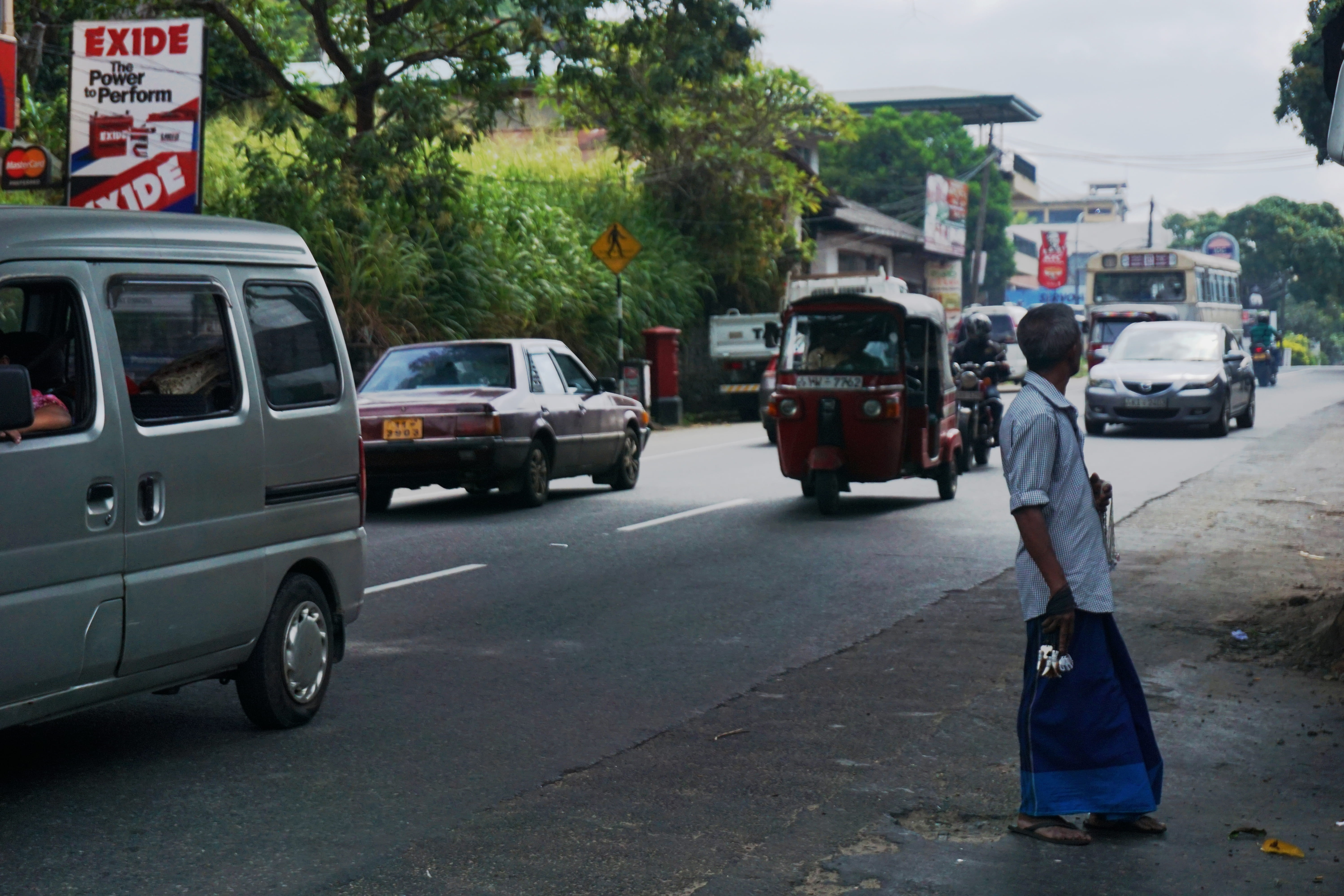 full length, city, plant, people, building exterior, street, day, sri lanka, motor vehicle, tree, architecture, men, transportation, road, kandy, 5K, occupation, HD Wallpaper