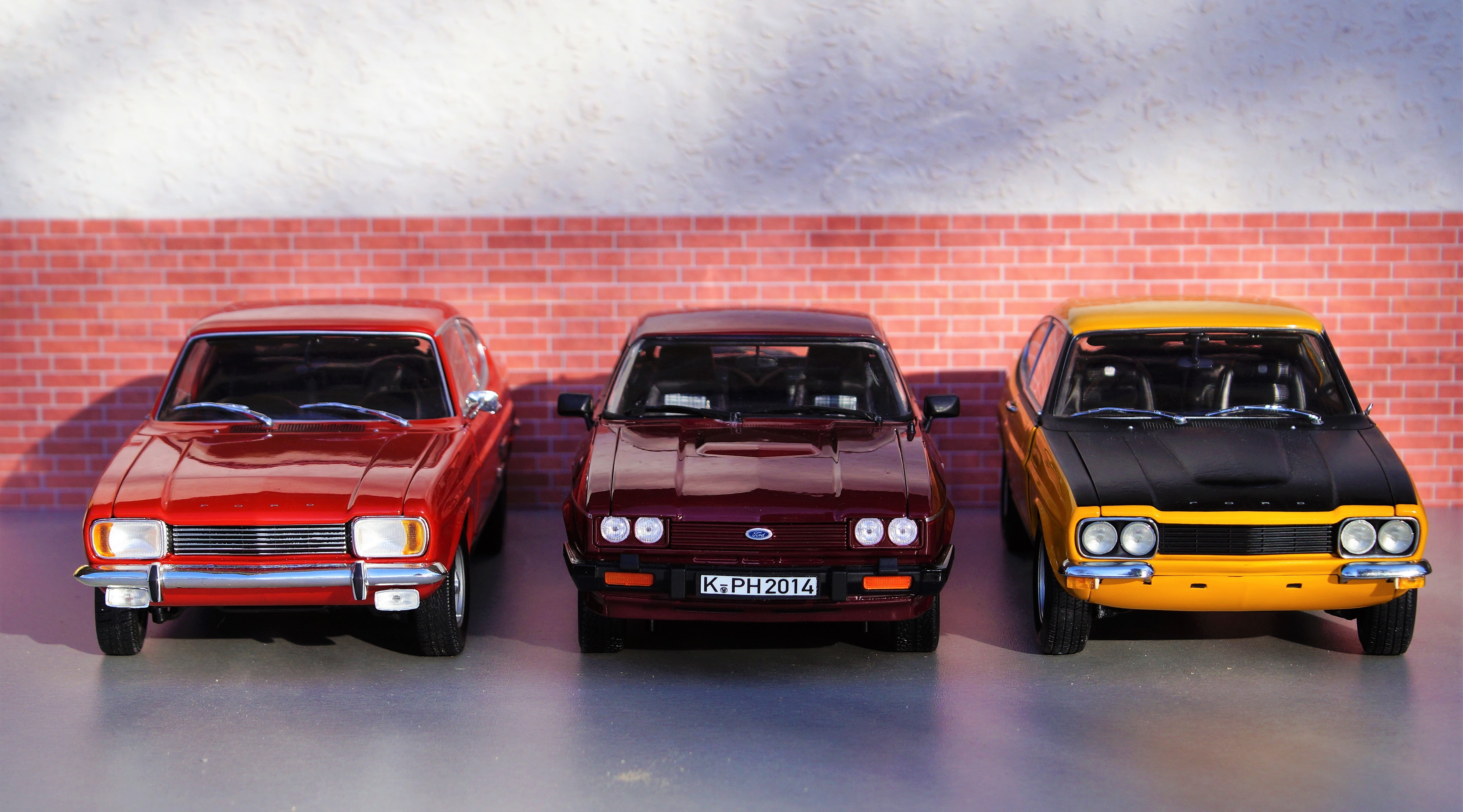 auto, street, modern, old, red, motorsport, ford, land Vehicle, architecture, vehicle, 4K, on the move, no people, taxi, collection, mode of transportation, HD Wallpaper