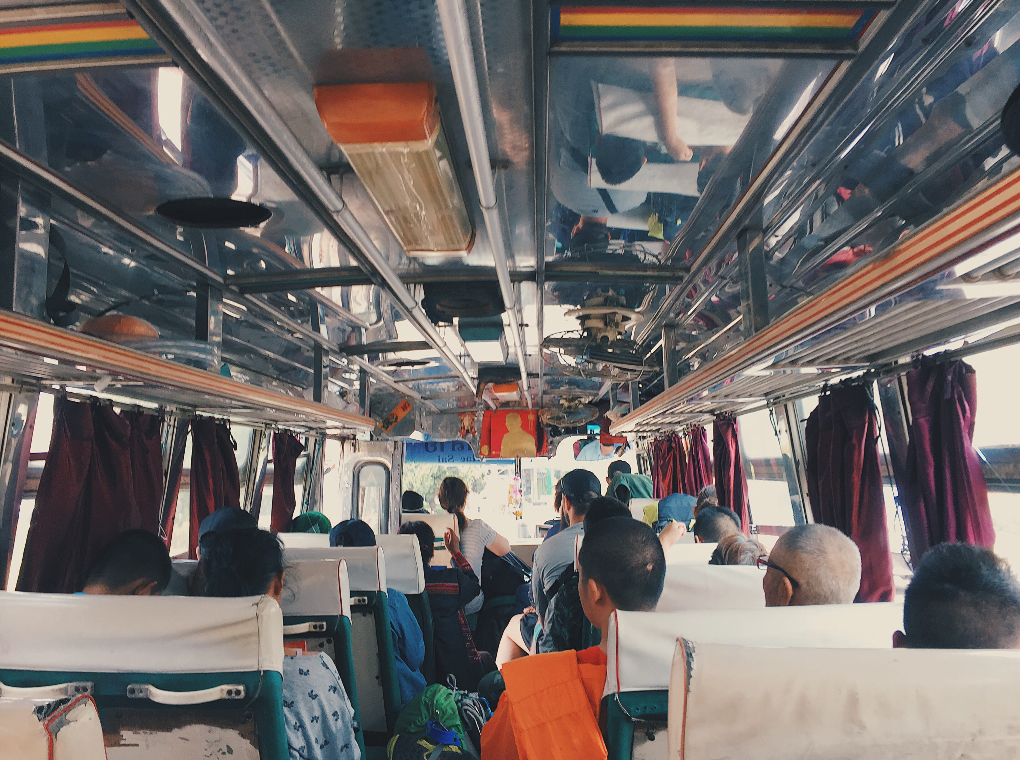 women, vehicle interior, transportation, thailand, crowd, mode of transportation, large group of people, real people, 2K, market, travel, group of people, HD Wallpaper