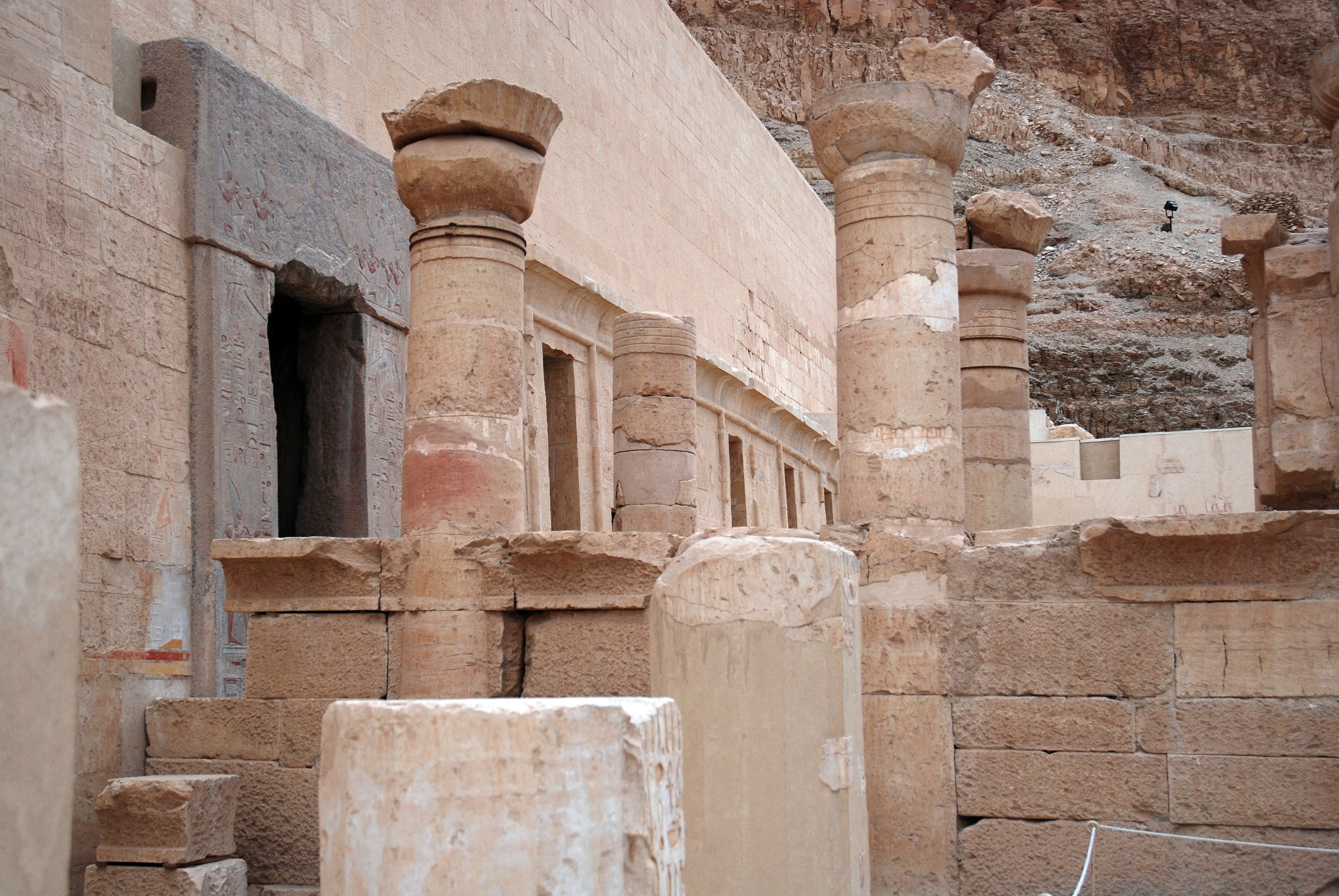 historical, stone material, entrance, luxor, travel, built structure, the stones, tourism, the past, no people, columns, archaeology, architecture, old, HD Wallpaper