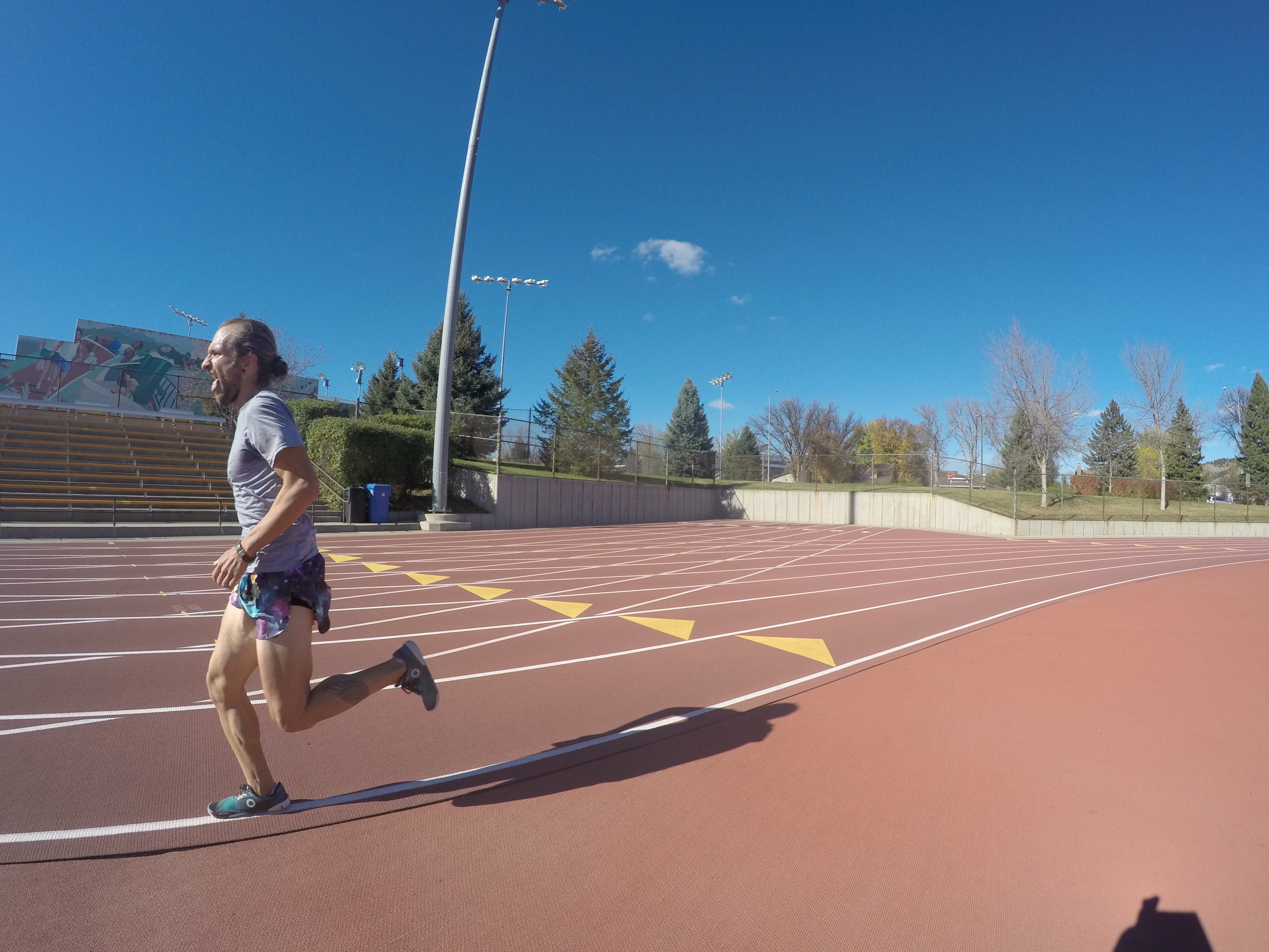running track, nature, child, one person, manbun, leisure activity, rapid city, hard run, exercising, half marathon, sky, runner, running, lifestyles, sunny, HD Wallpaper