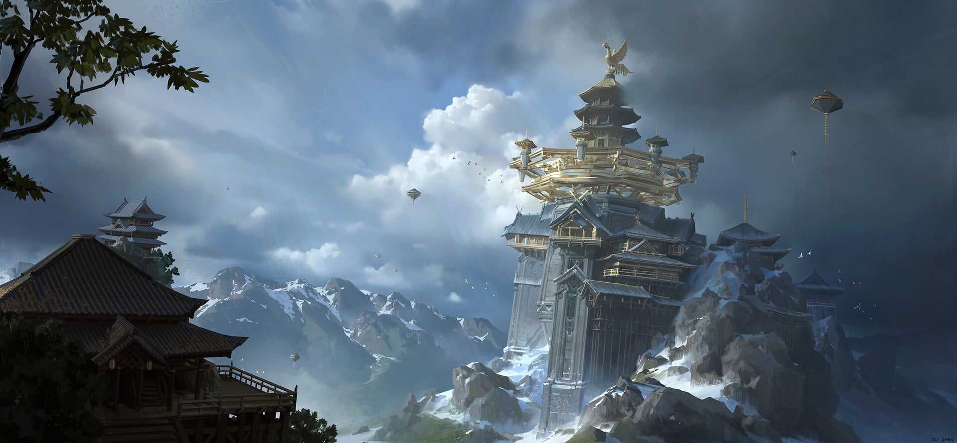 fantasy art, lok du, 1080P, digital art, HD Wallpaper