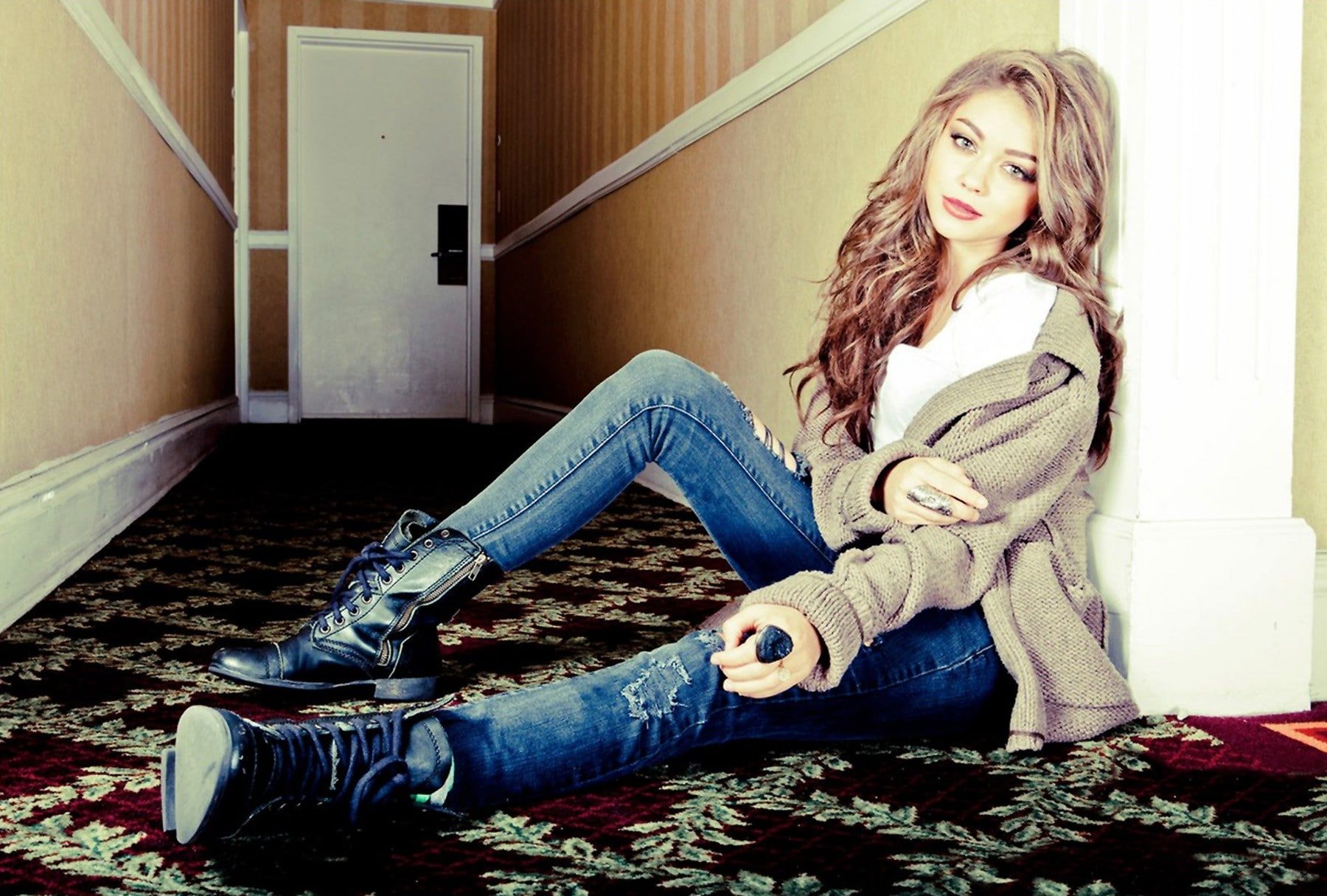 sarah hyland women modern family, 720P, HD Wallpaper