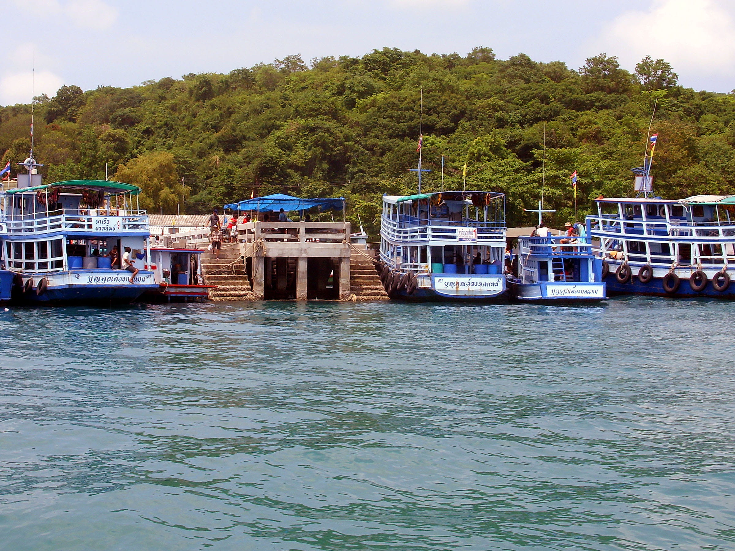 passenger, day, transport, no people, koh, sea, leisure, tourism, plant, tourist, passenger craft, travel, land, architecture, thai, mode of transportation, HD Wallpaper