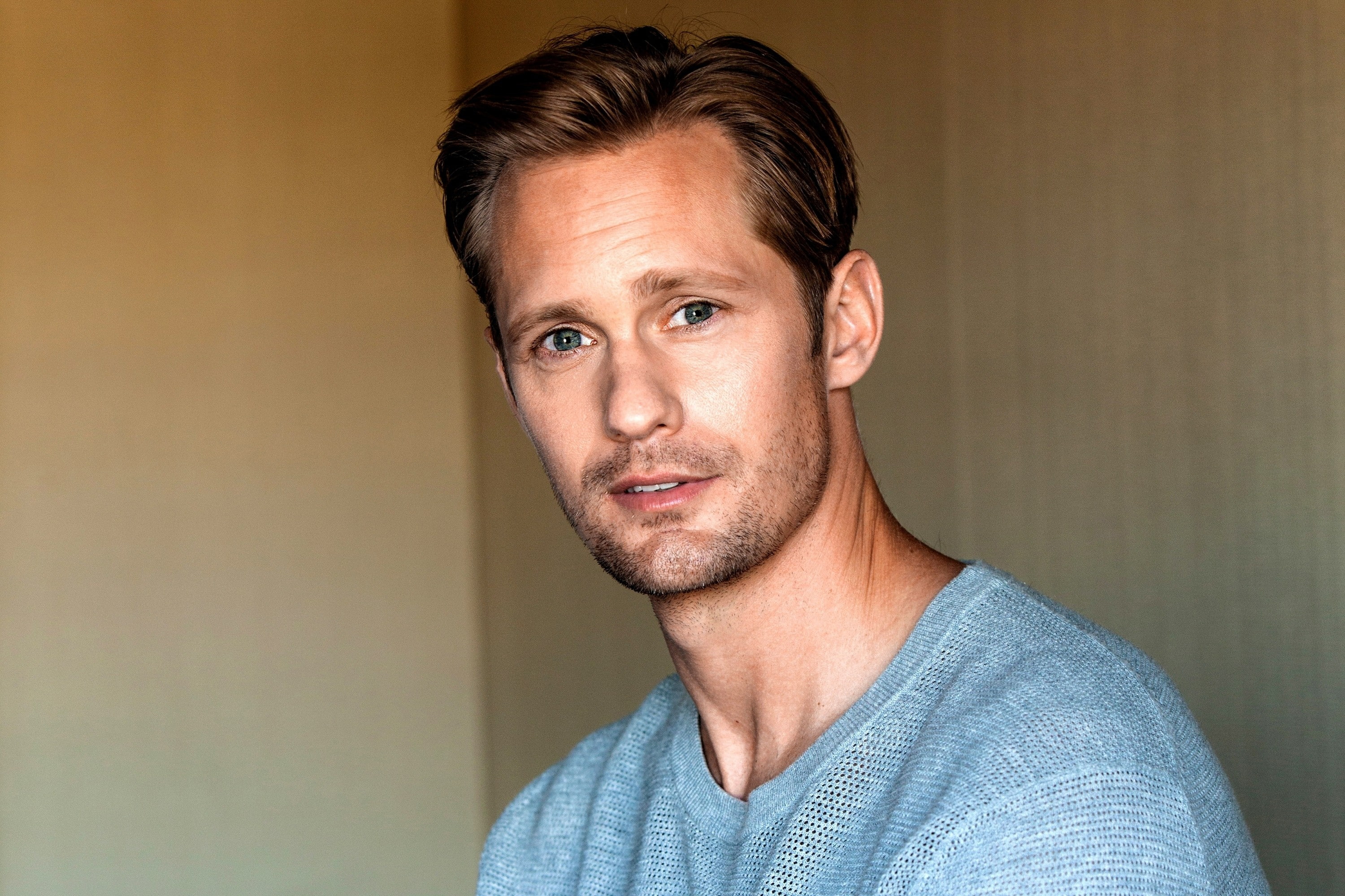 actor, skarsgard, beard, 2K, alexander, HD Wallpaper