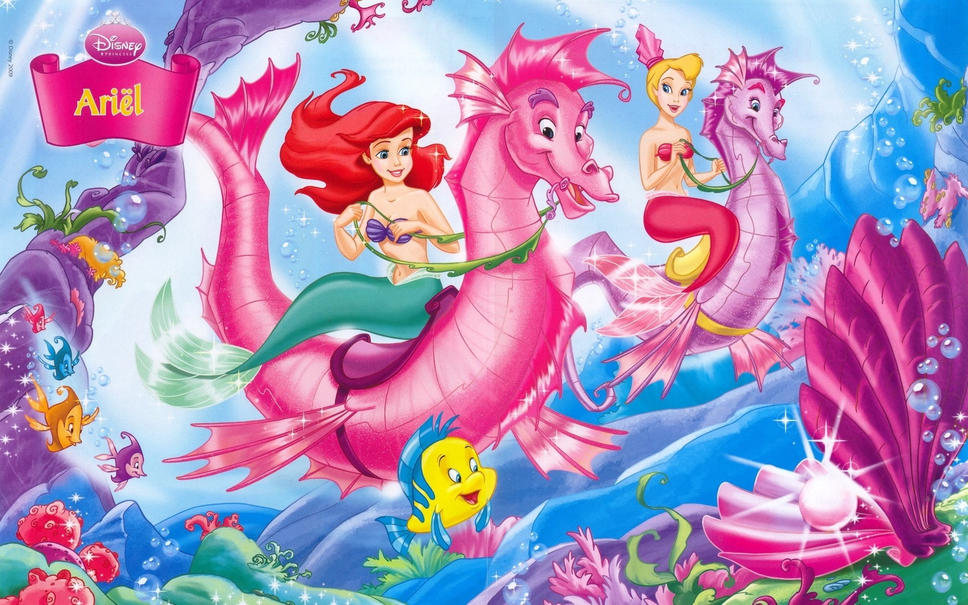 1080P, the little mermaid, HD Wallpaper