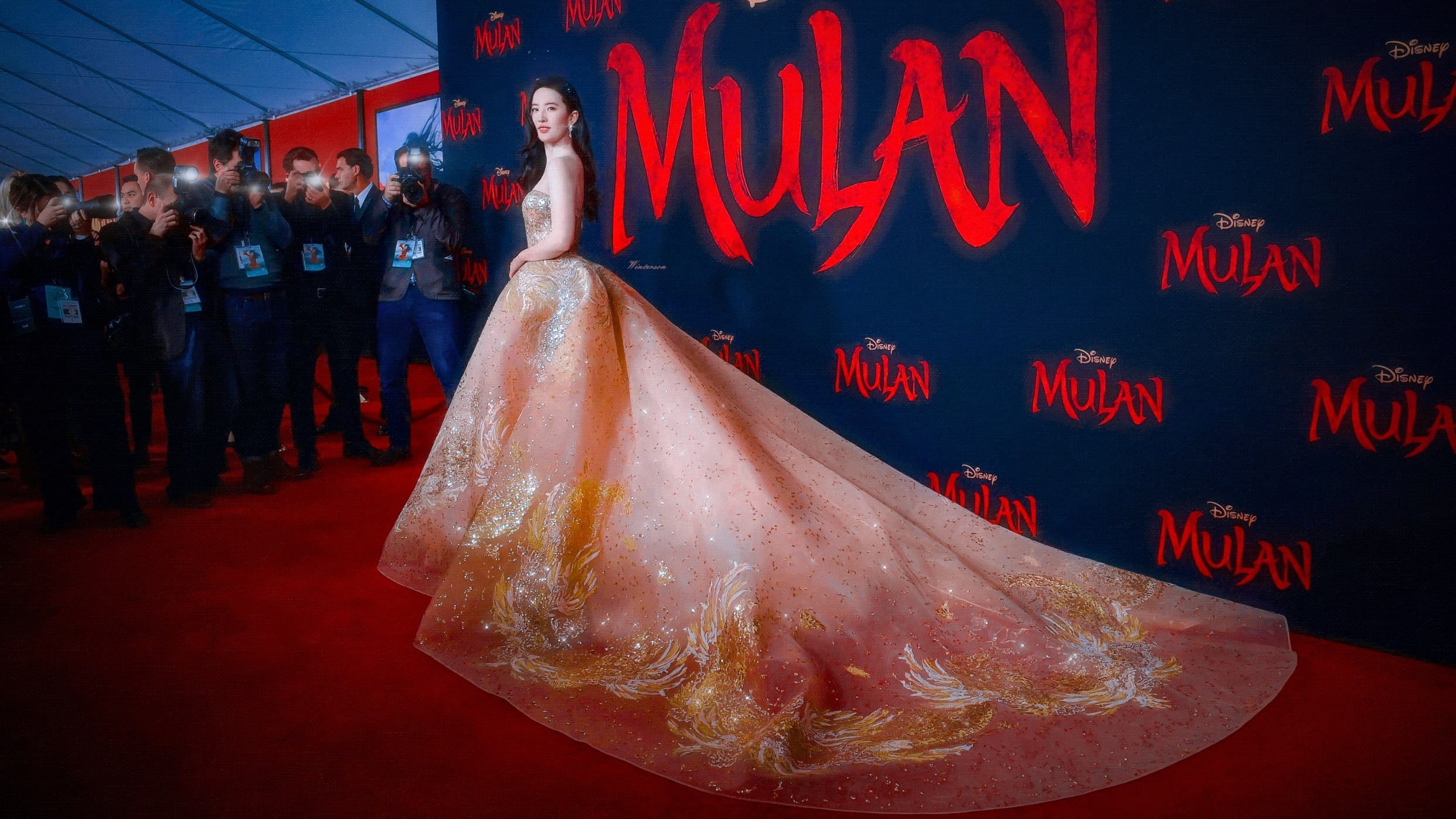 1080P, Mulan, liuyifei, HD Wallpaper