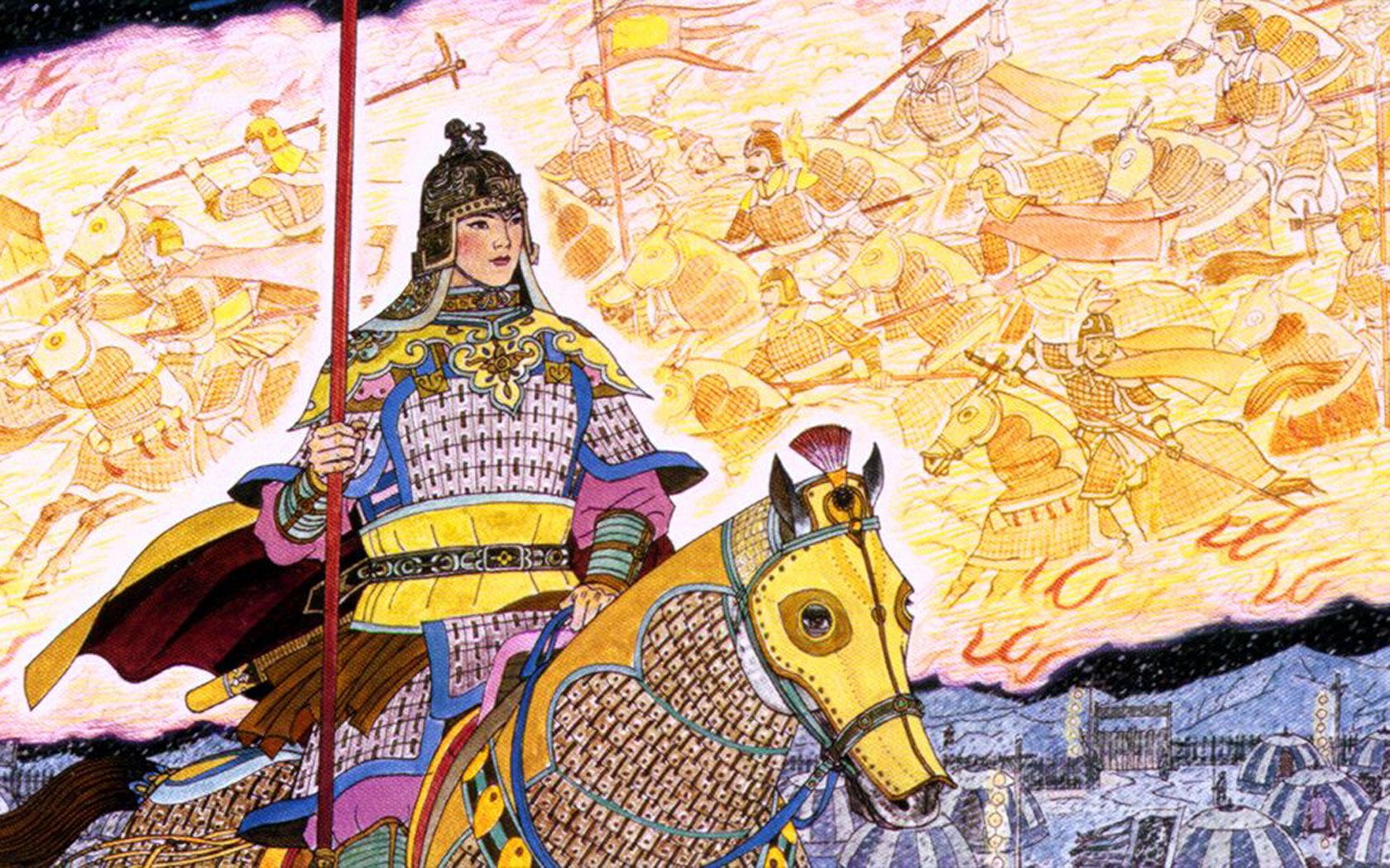 multi colored, pattern, 720P, day, real people, outdoors, one person, mural, clothing, creativity, art and craft, adult, craft, Movie, Mulan, human representation, HD Wallpaper