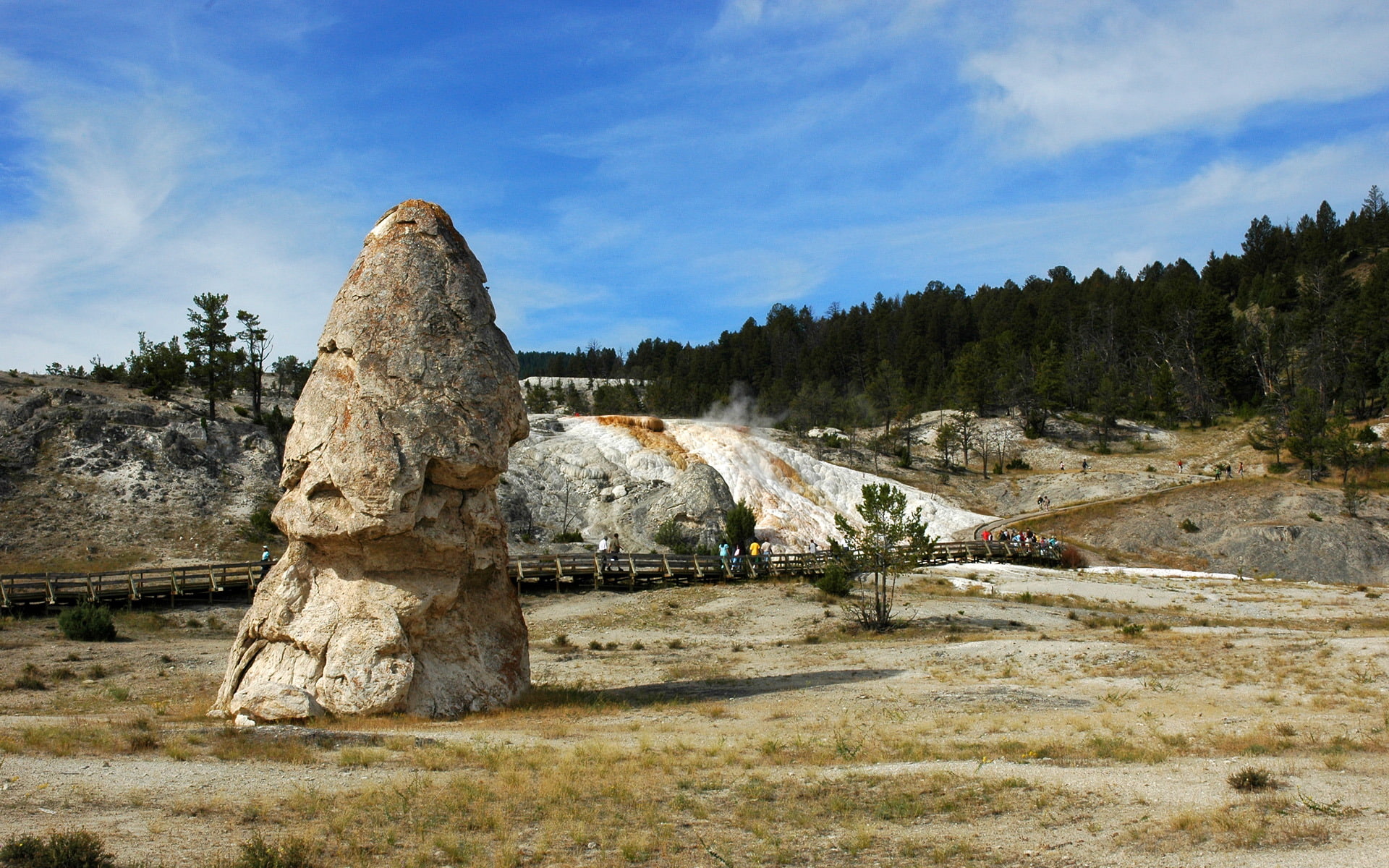 formation, park, yellowstone, dome, grey, hd, nature, stone, 1080P, rock, HD Wallpaper