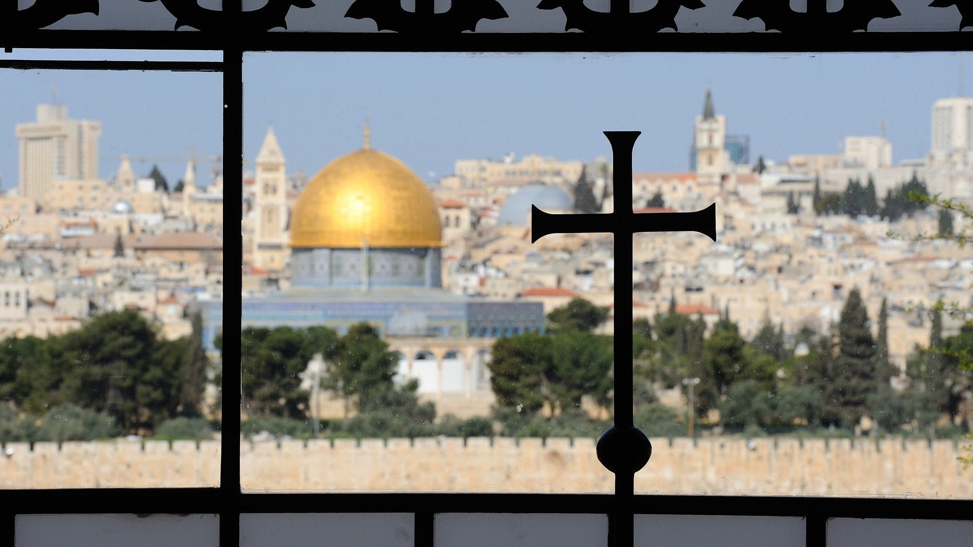 jerusalem, 1080P, israel, rock, cities, dome, HD Wallpaper
