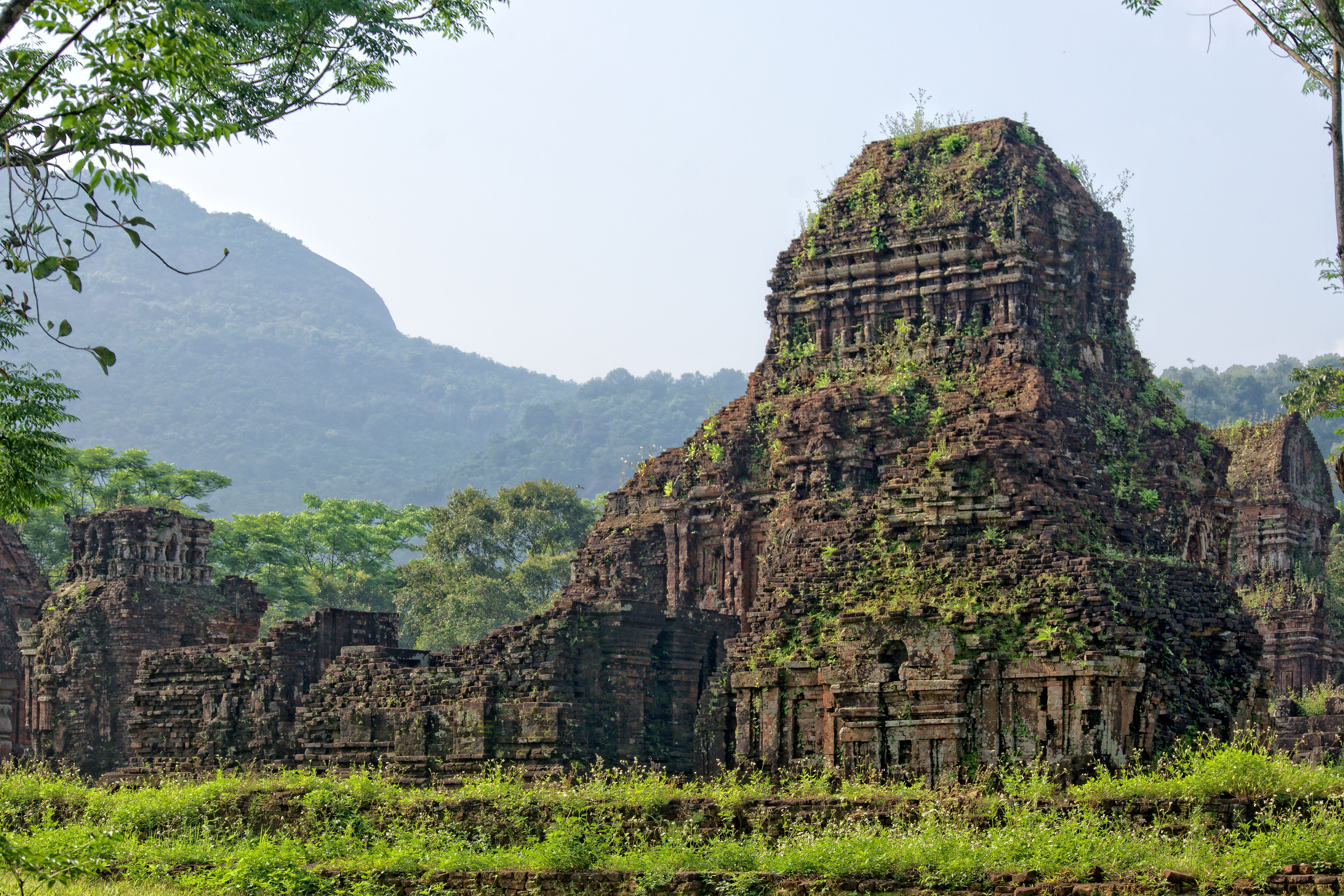 outdoors, travel destinations, temple, ancient civilization, ruined, place of worship, vietnam, building, spirituality, built structure, nature, old ruin, HD Wallpaper