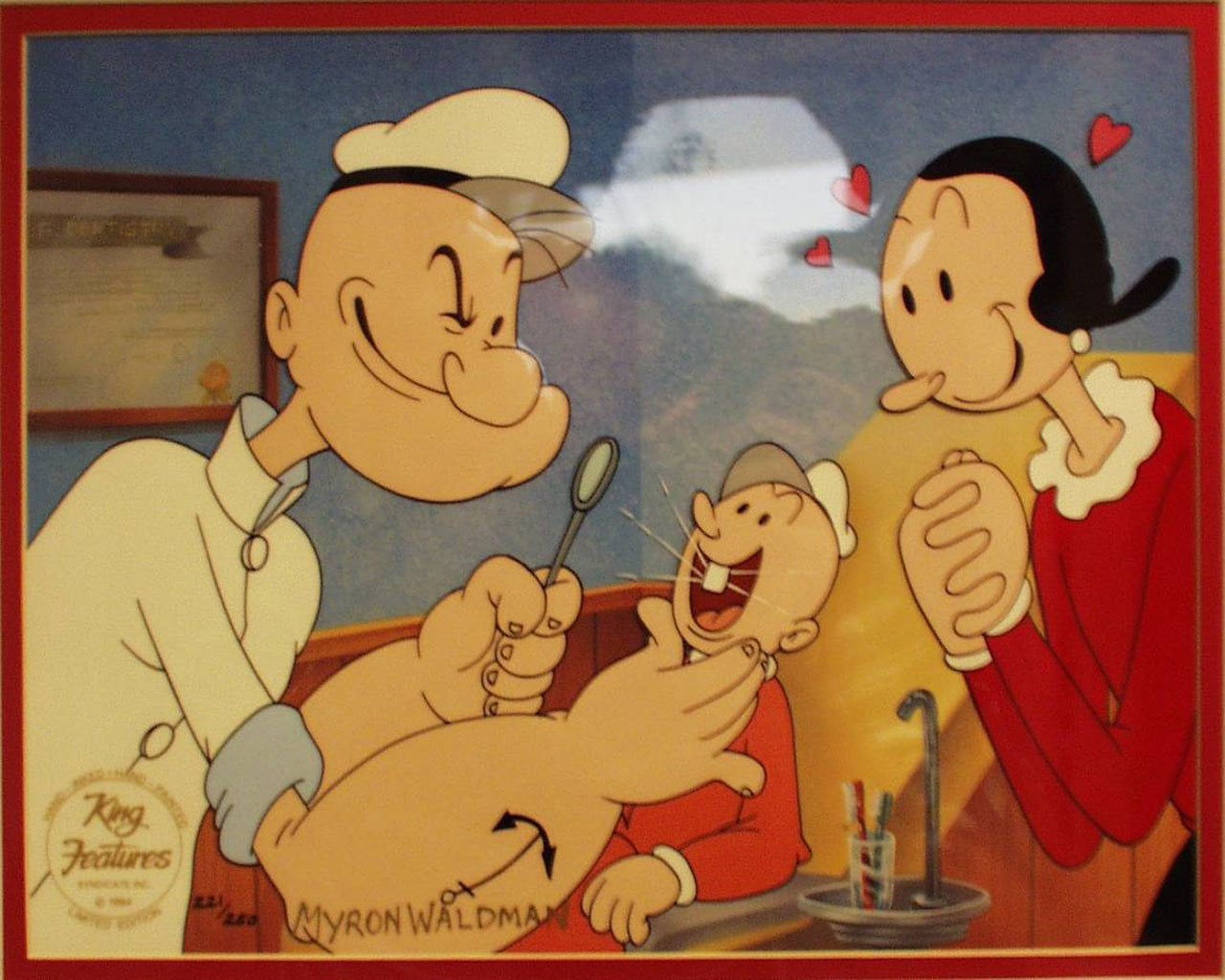 Popeye, creativity, happiness, humor, childhood, male likeness, female likeness, positive emotion, emotion, celebration, 720P, fun, auto post production filter, HD Wallpaper