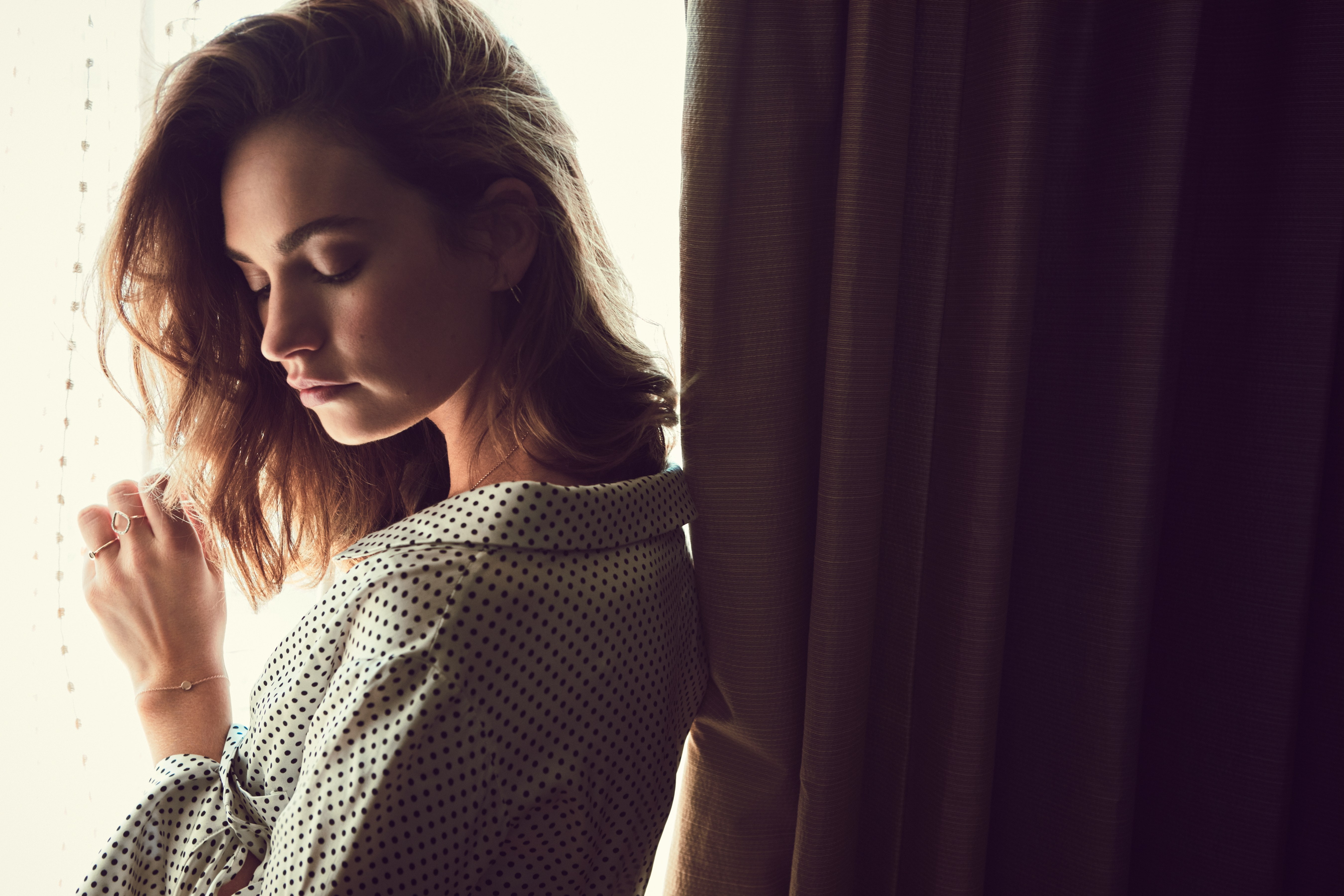 actress, 5K, women, Lily James, HD Wallpaper